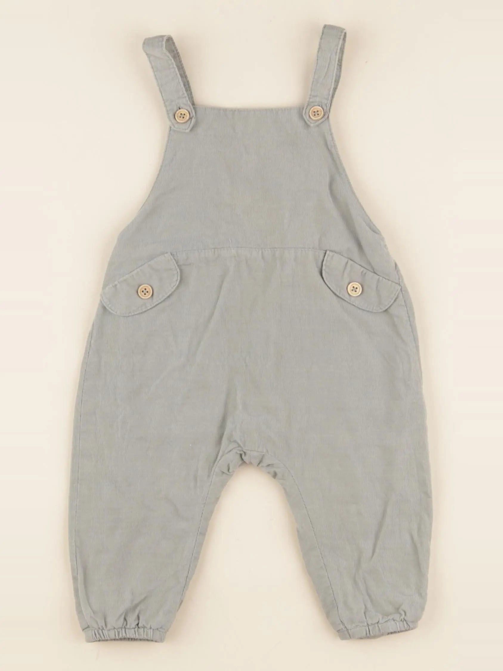 Zara - salopette vert - 3/6 mois