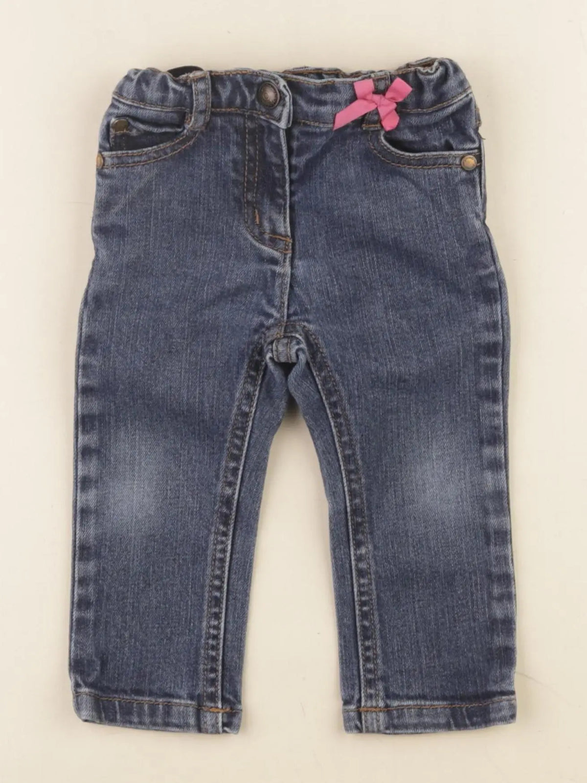 Jacadi - jean bleu - 12 mois