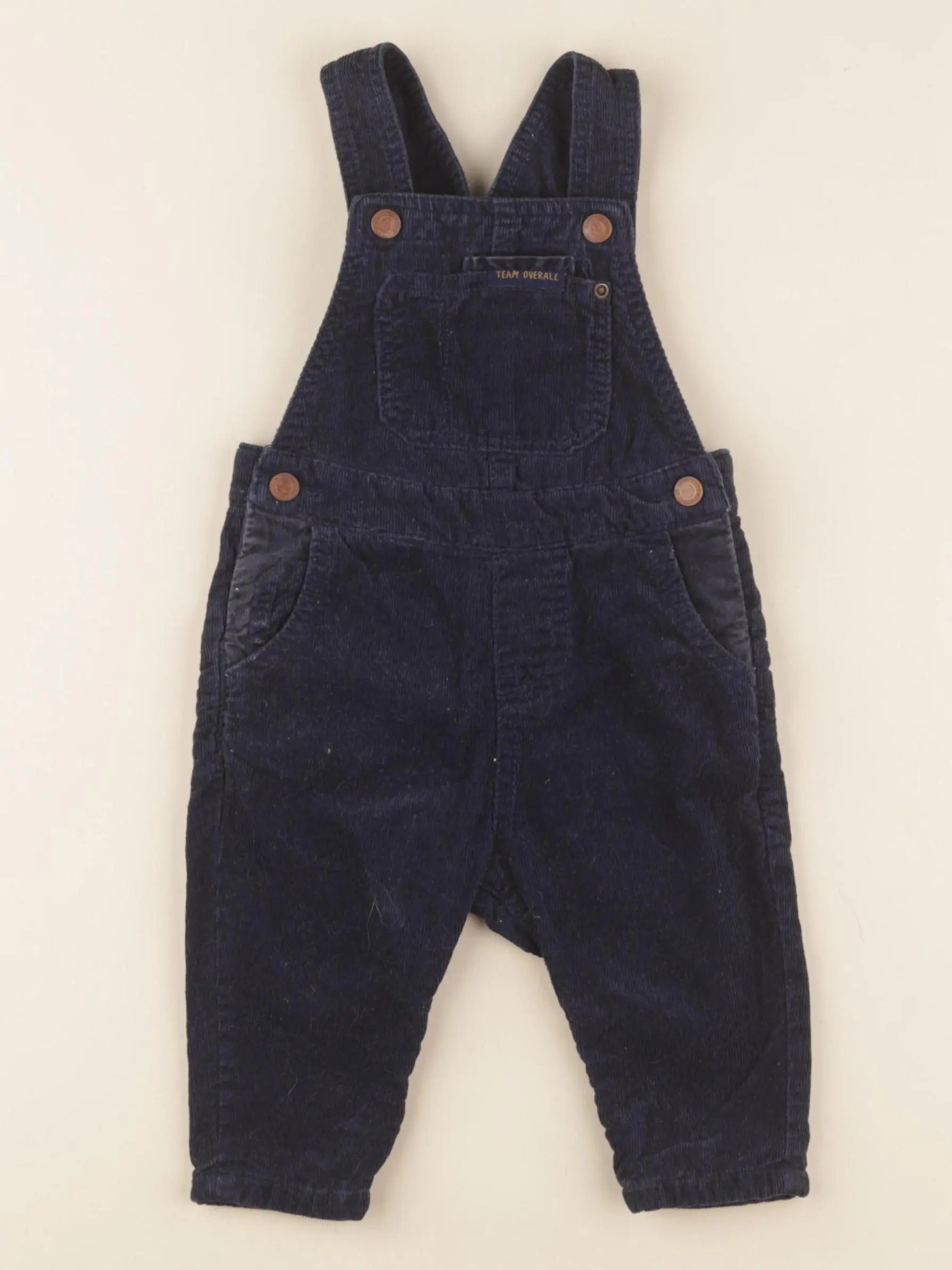 Zara - salopette bleu - 3/6 mois