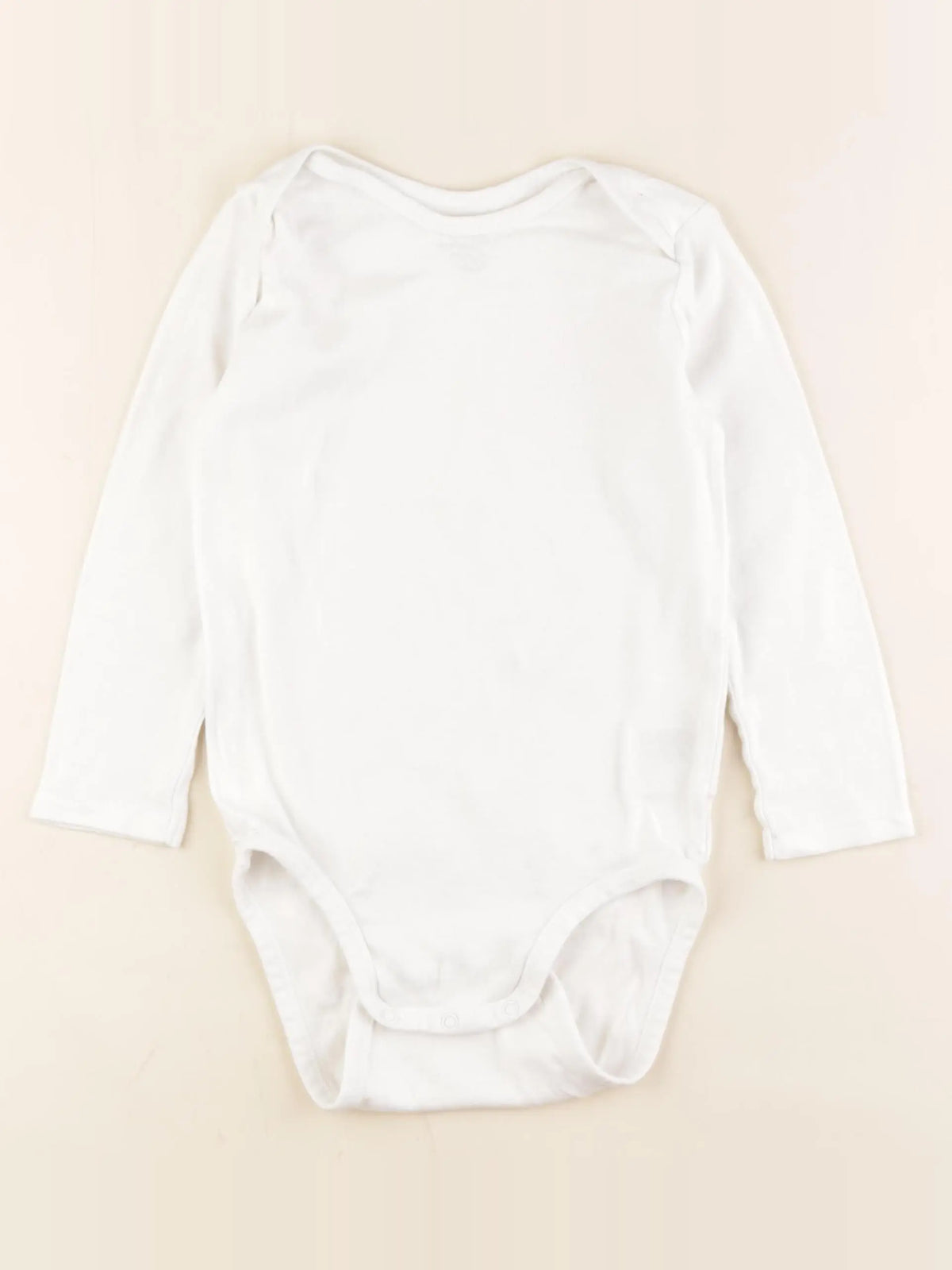 H&M - body blanc - 3/4 ans