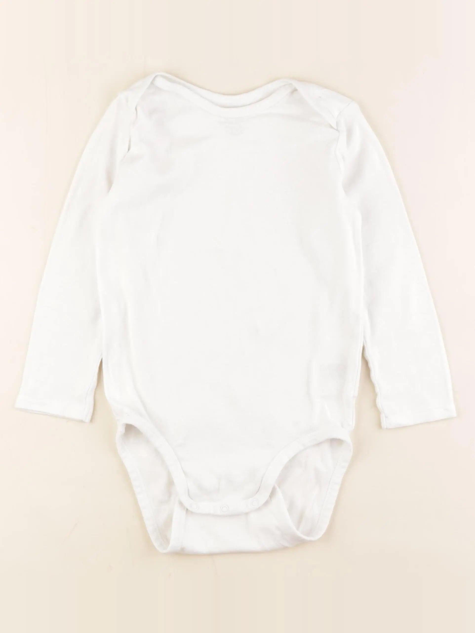H&M - body blanc - 3/4 ans