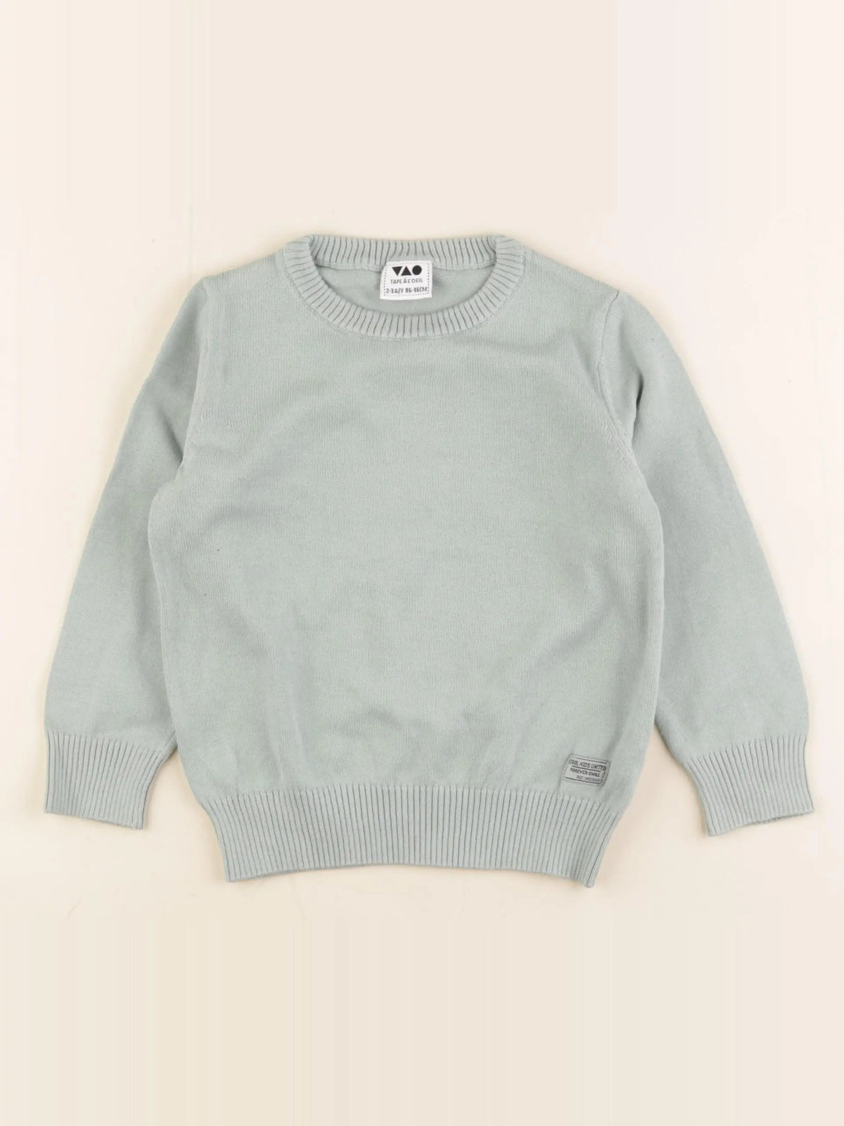 Tape à l'oeil - pull vert - 2/3 ans