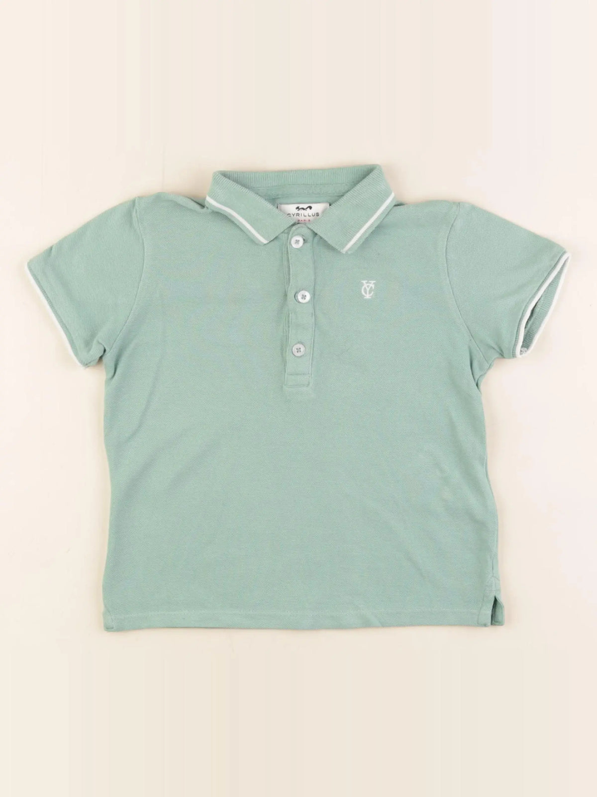 Cyrillus - polo vert - 36 mois