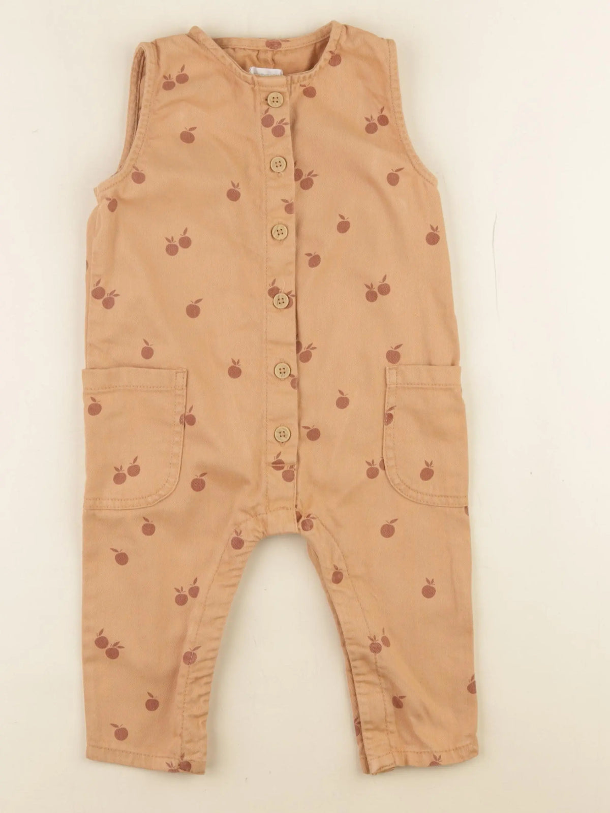 Vertbaudet - combinaison orange - 18 mois