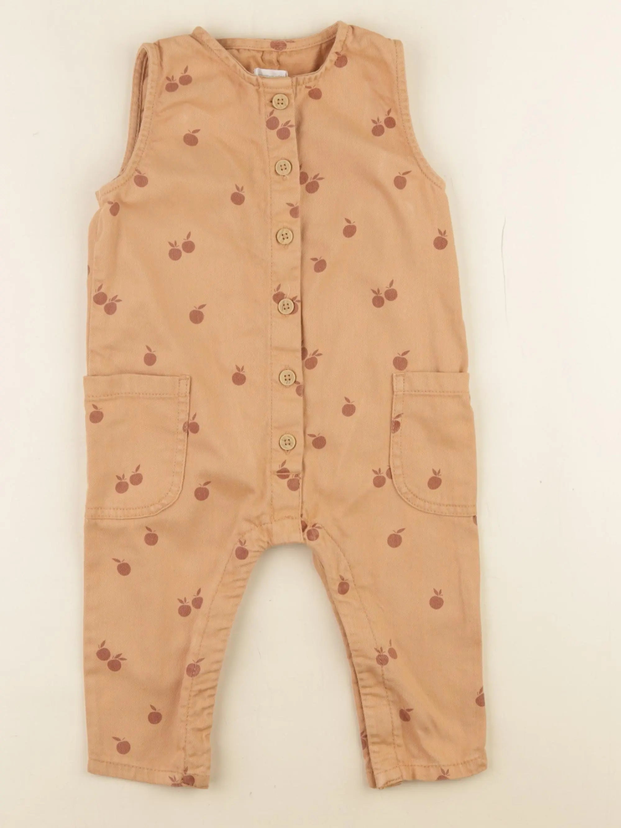 Vertbaudet - combinaison orange - 18 mois