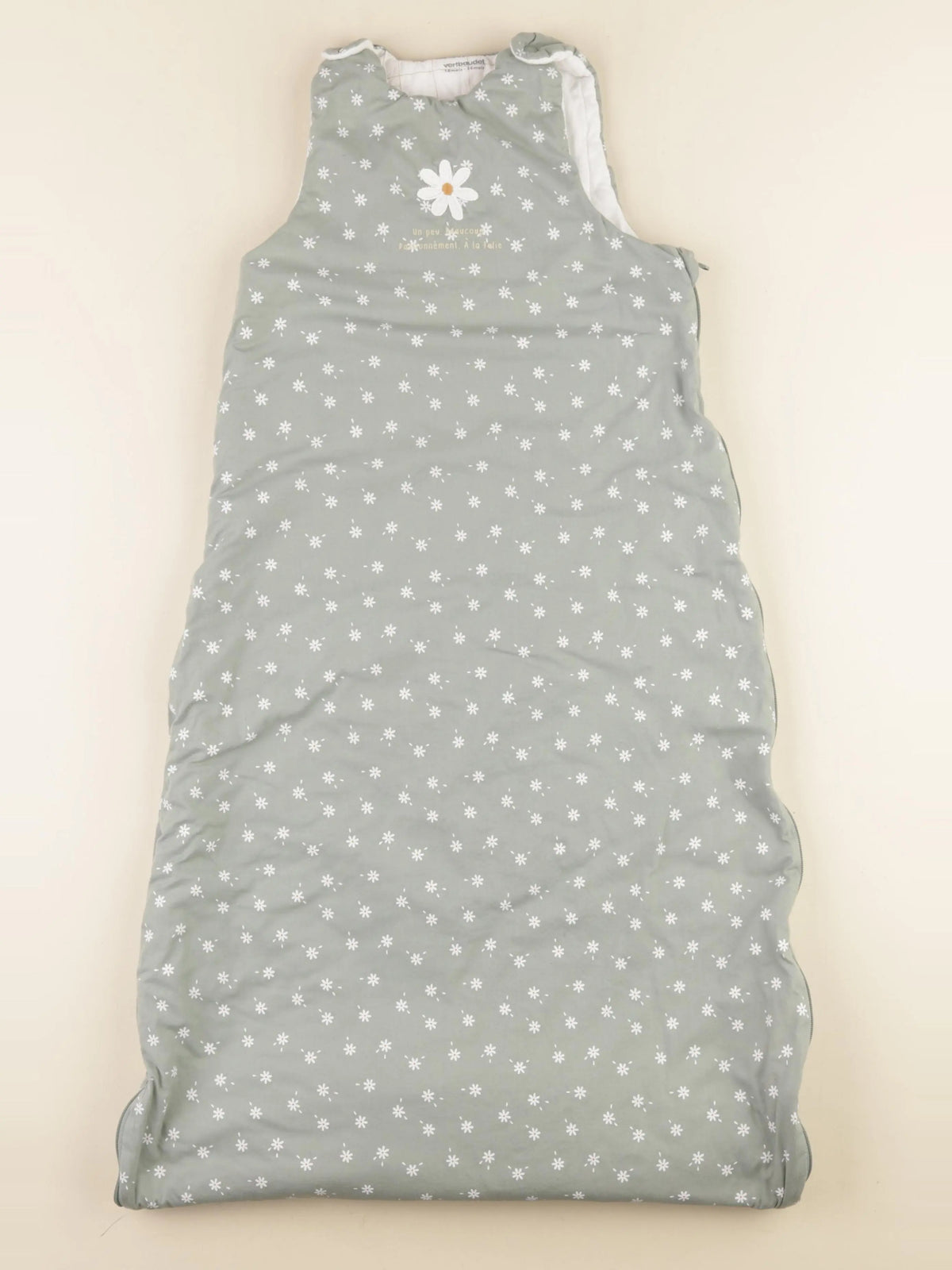 Vertbaudet - gigoteuse TOG 3 or, vert - 18/36 mois