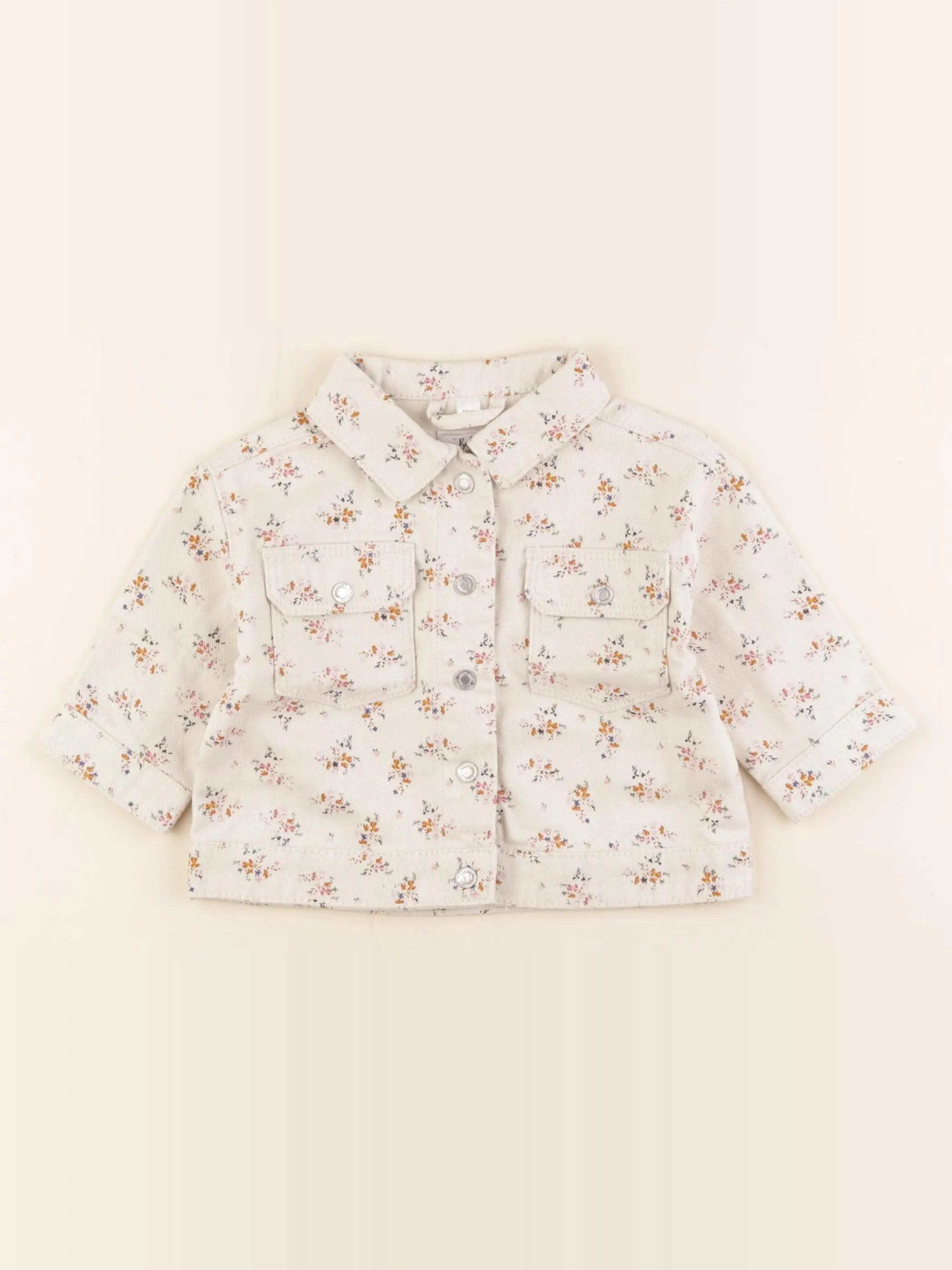 Vertbaudet - veste beige - 9 mois