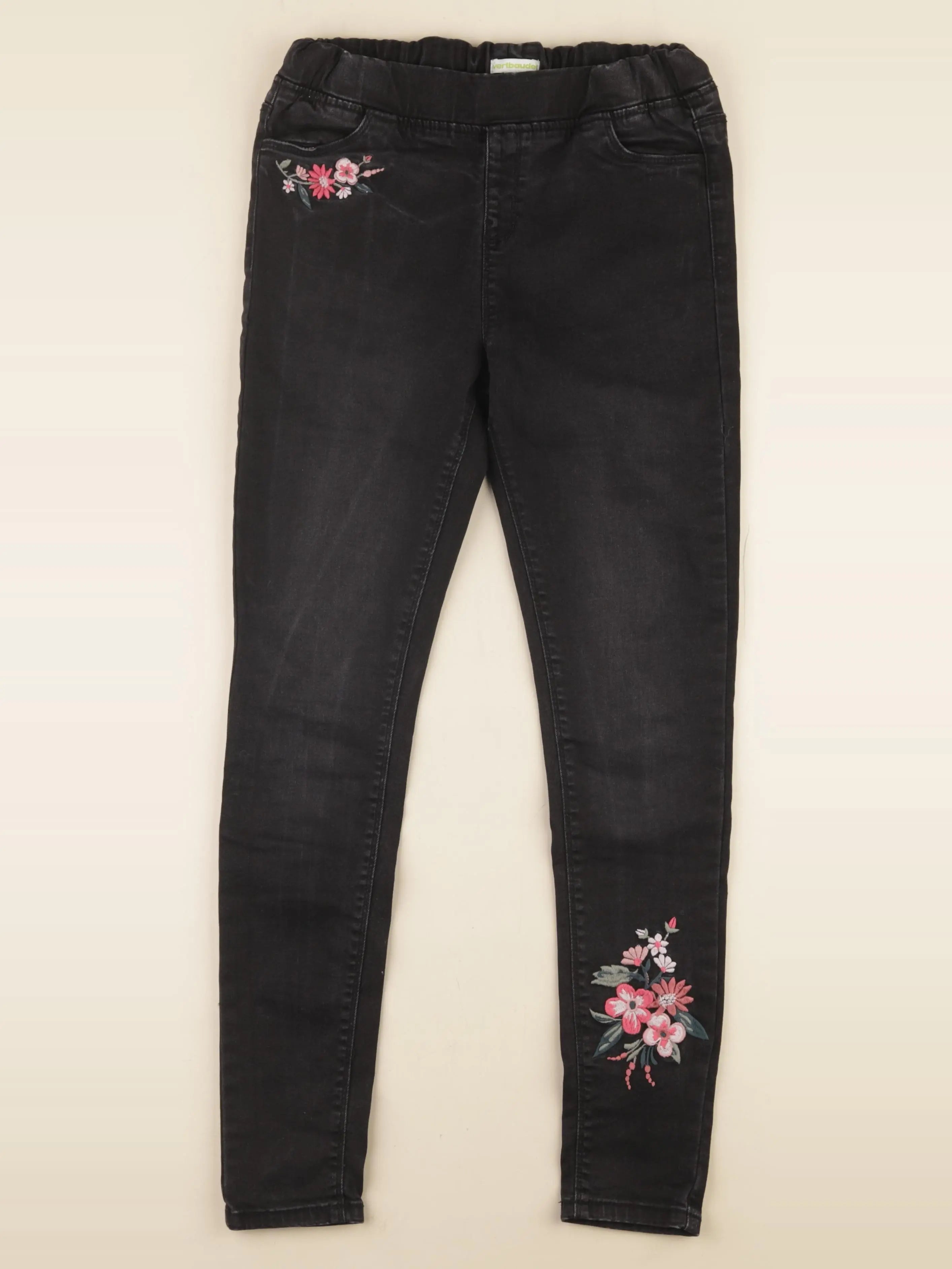 Vertbaudet - jegging noir - 12 ans