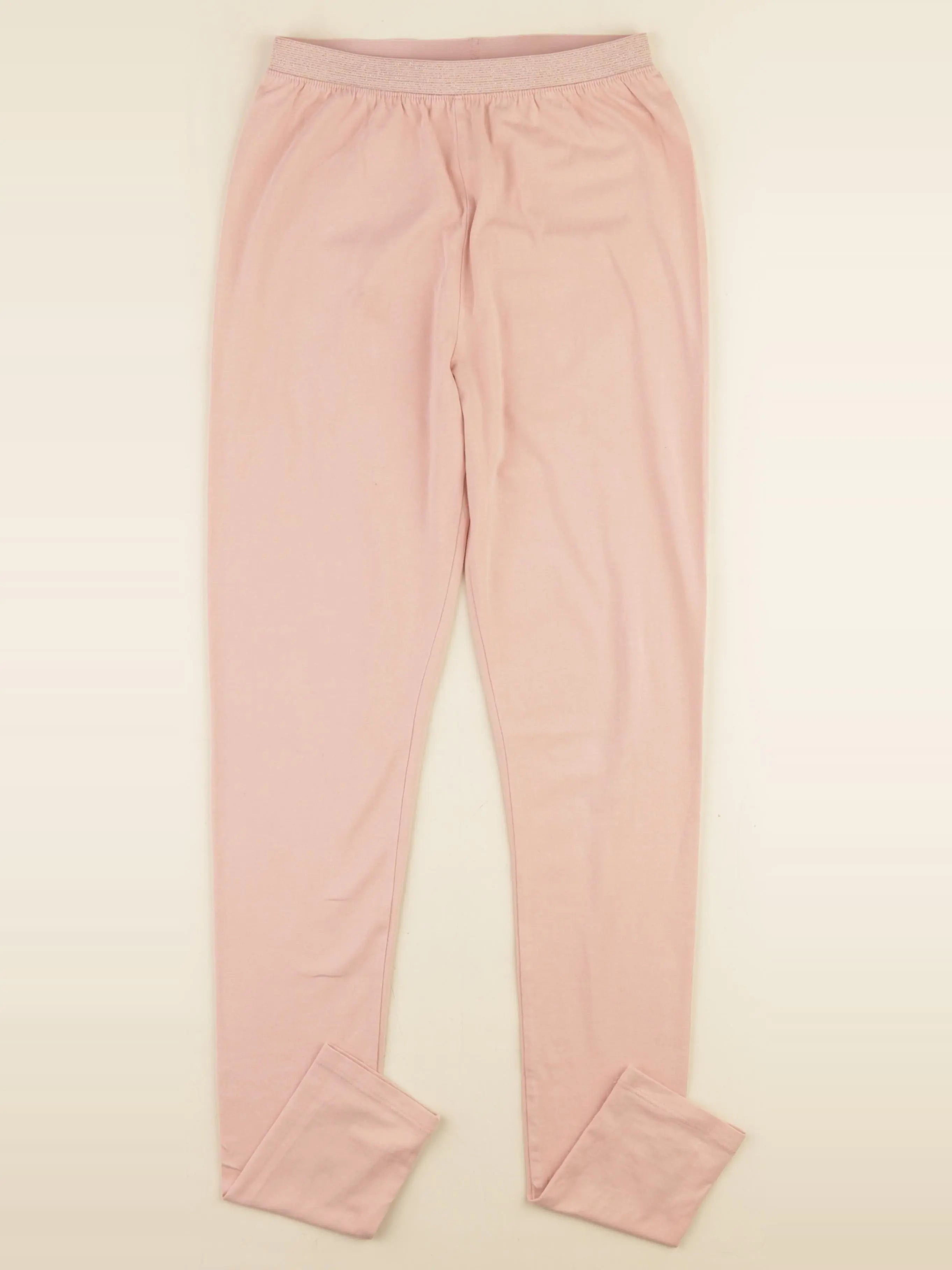 Vertbaudet - legging or, rose - 14 ans