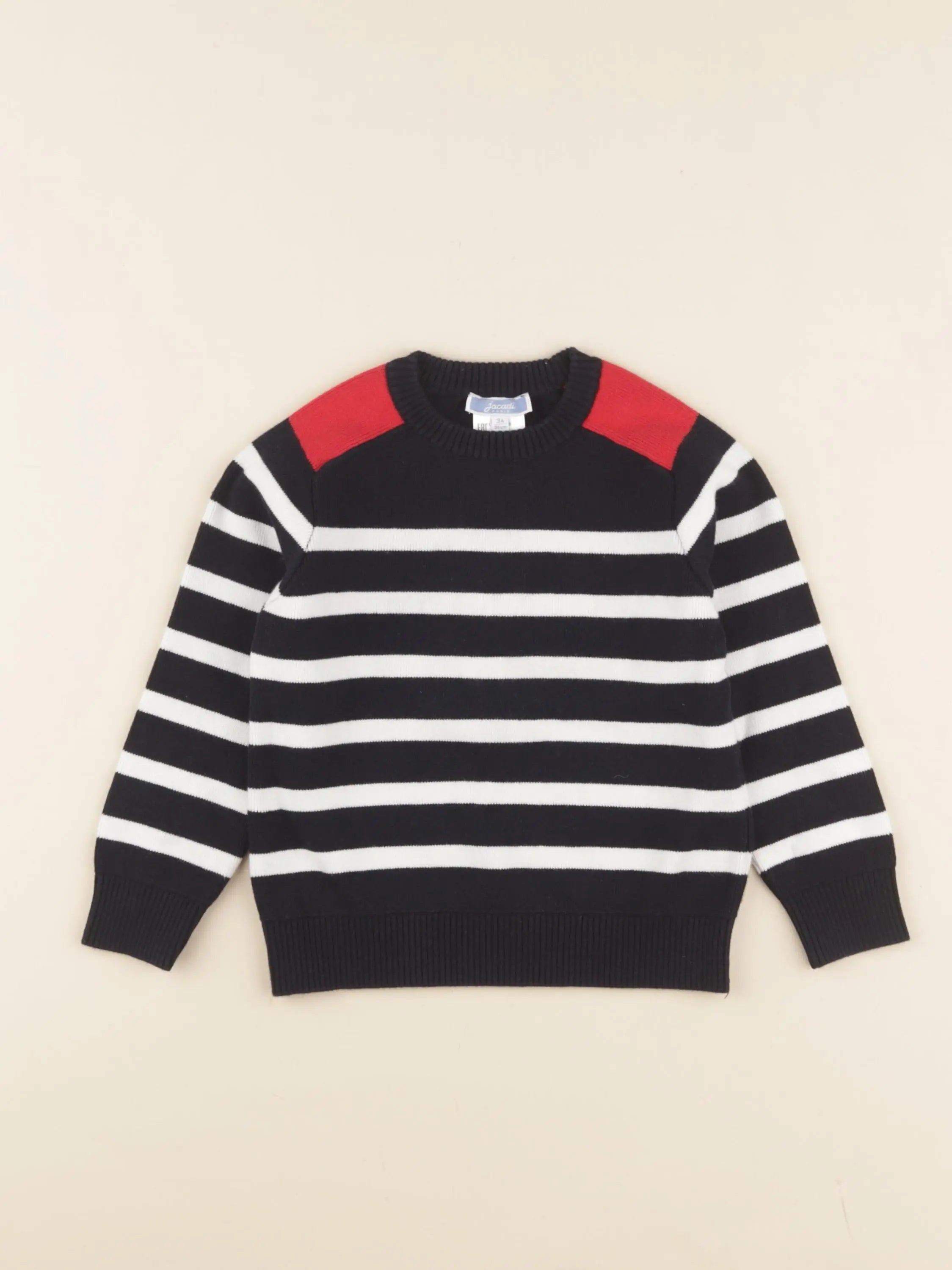 Jacadi - pull bleu - 3 ans