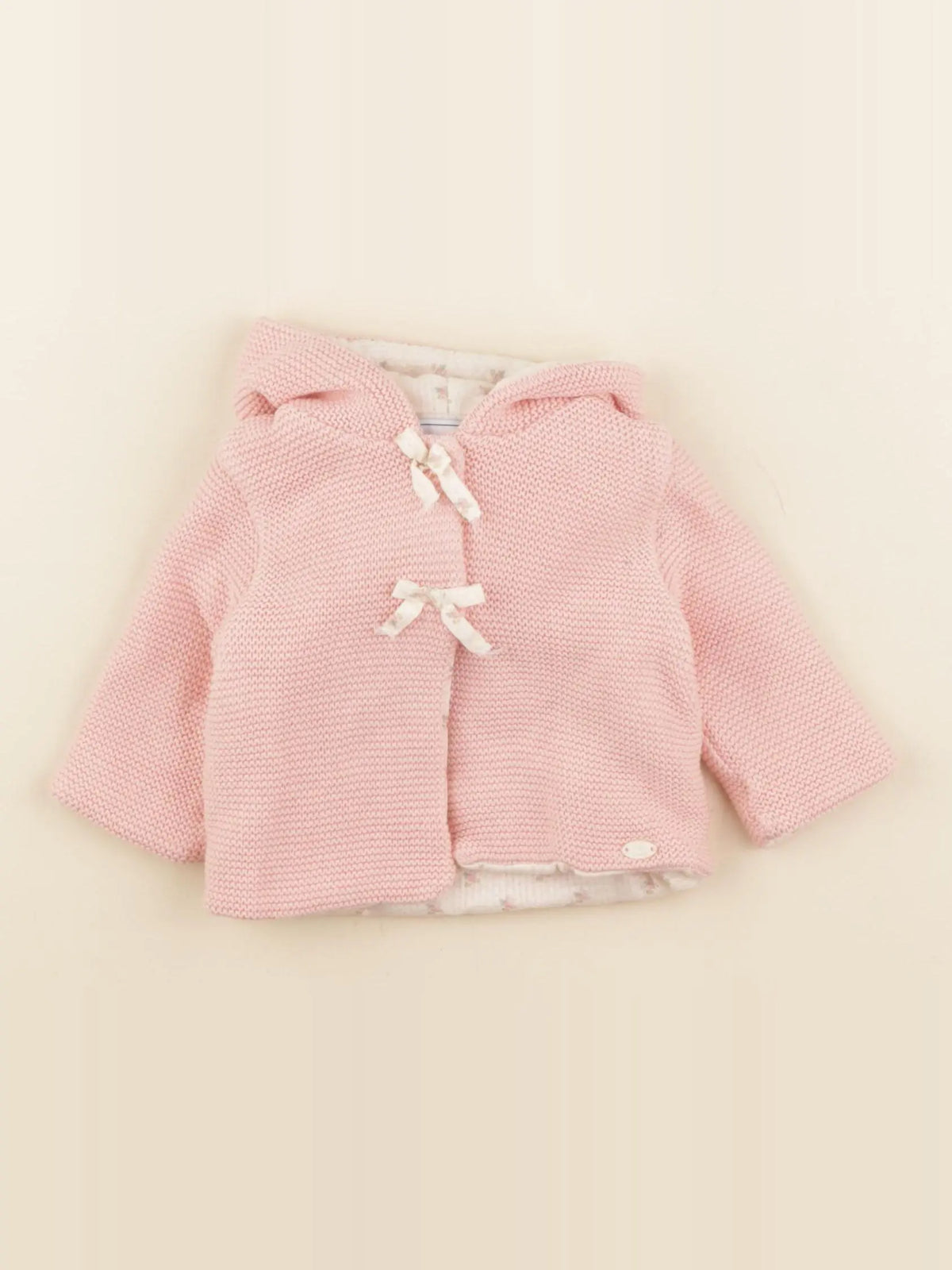 Tartine & Chocolat - gilet rose - 0 mois