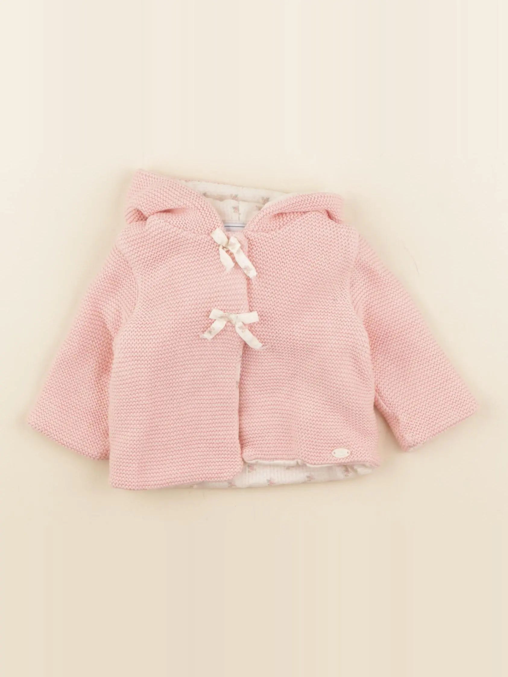 Tartine & Chocolat - gilet rose - 0 mois