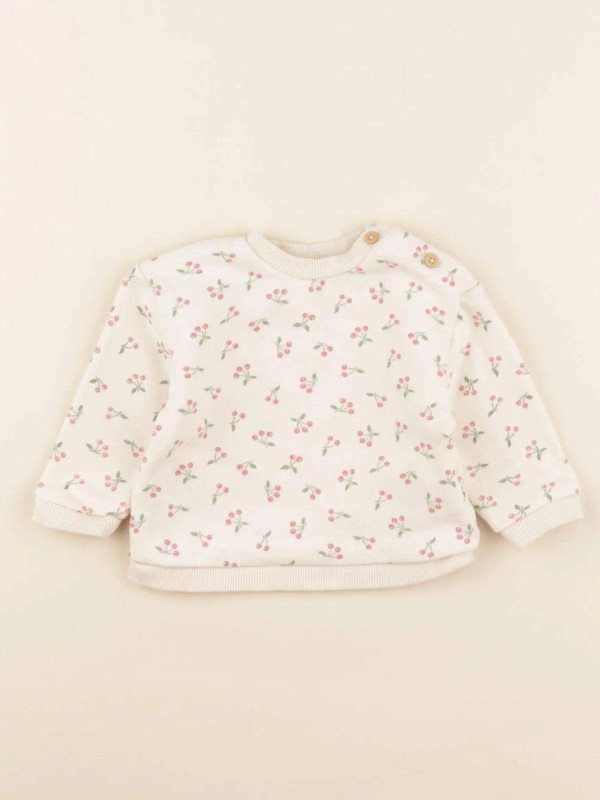Boutchou - sweat beige - 6 mois