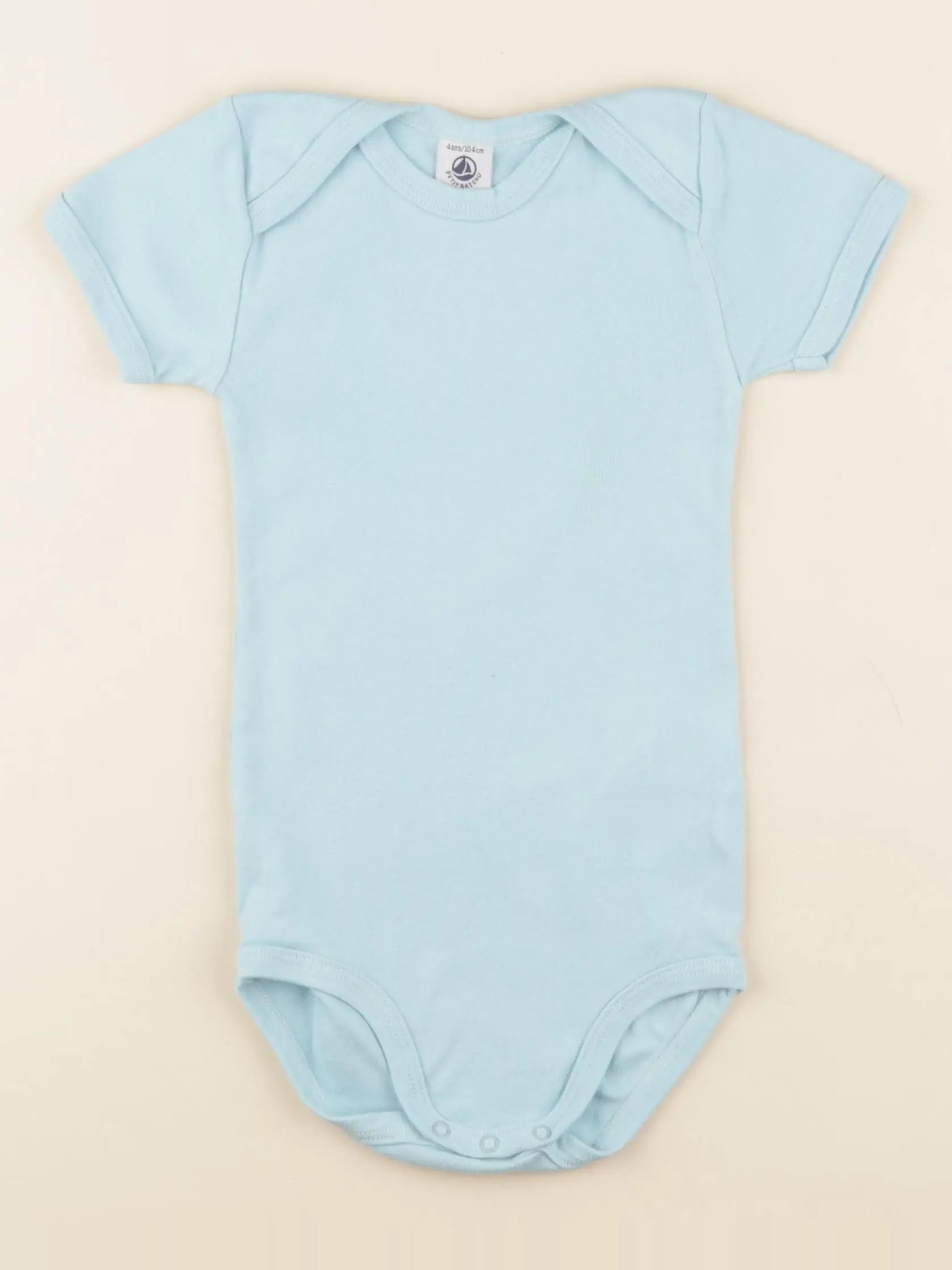 Petit Bateau - body bleu - 4 ans