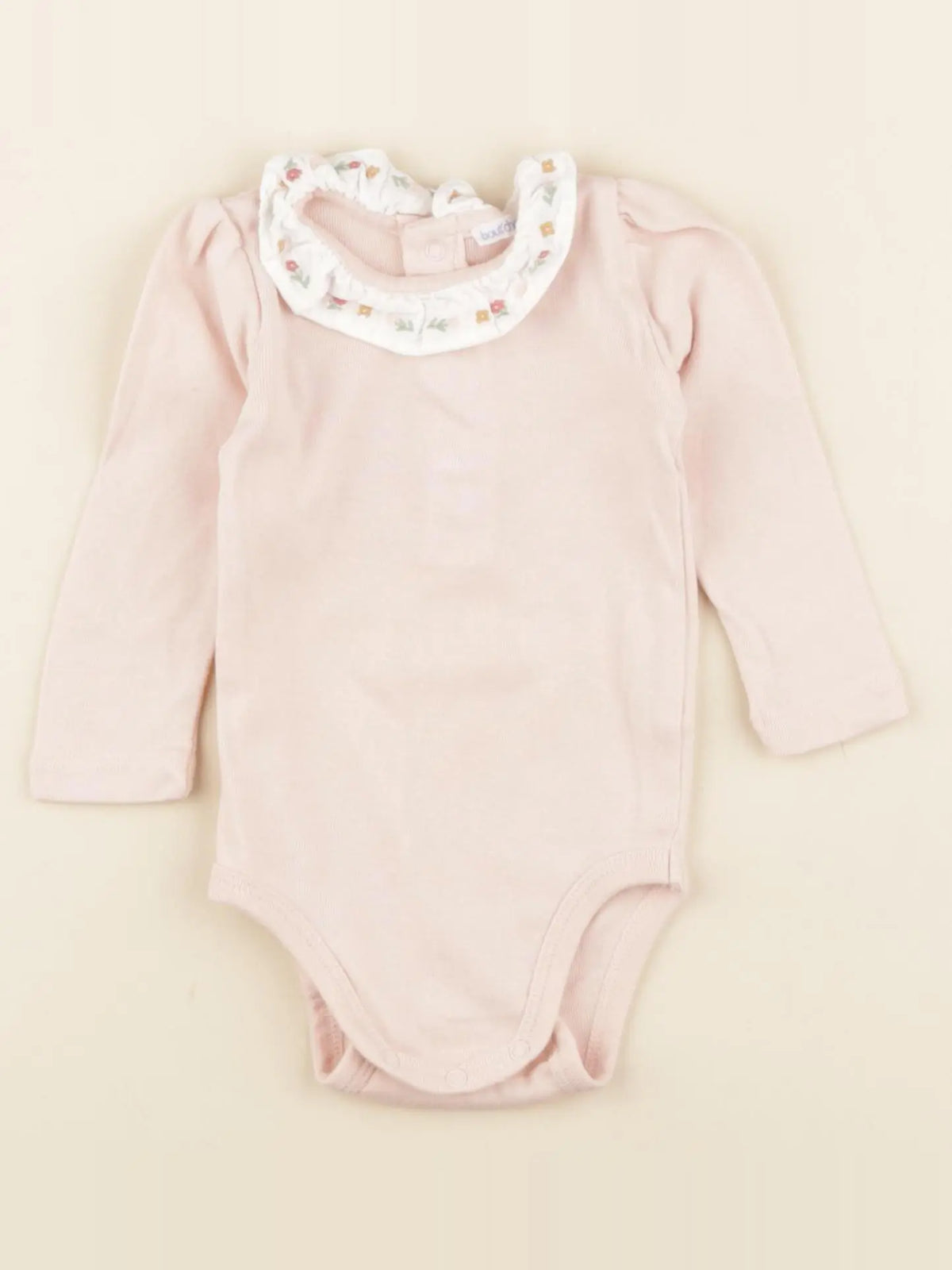 Boutchou - body à col rose - 3 mois