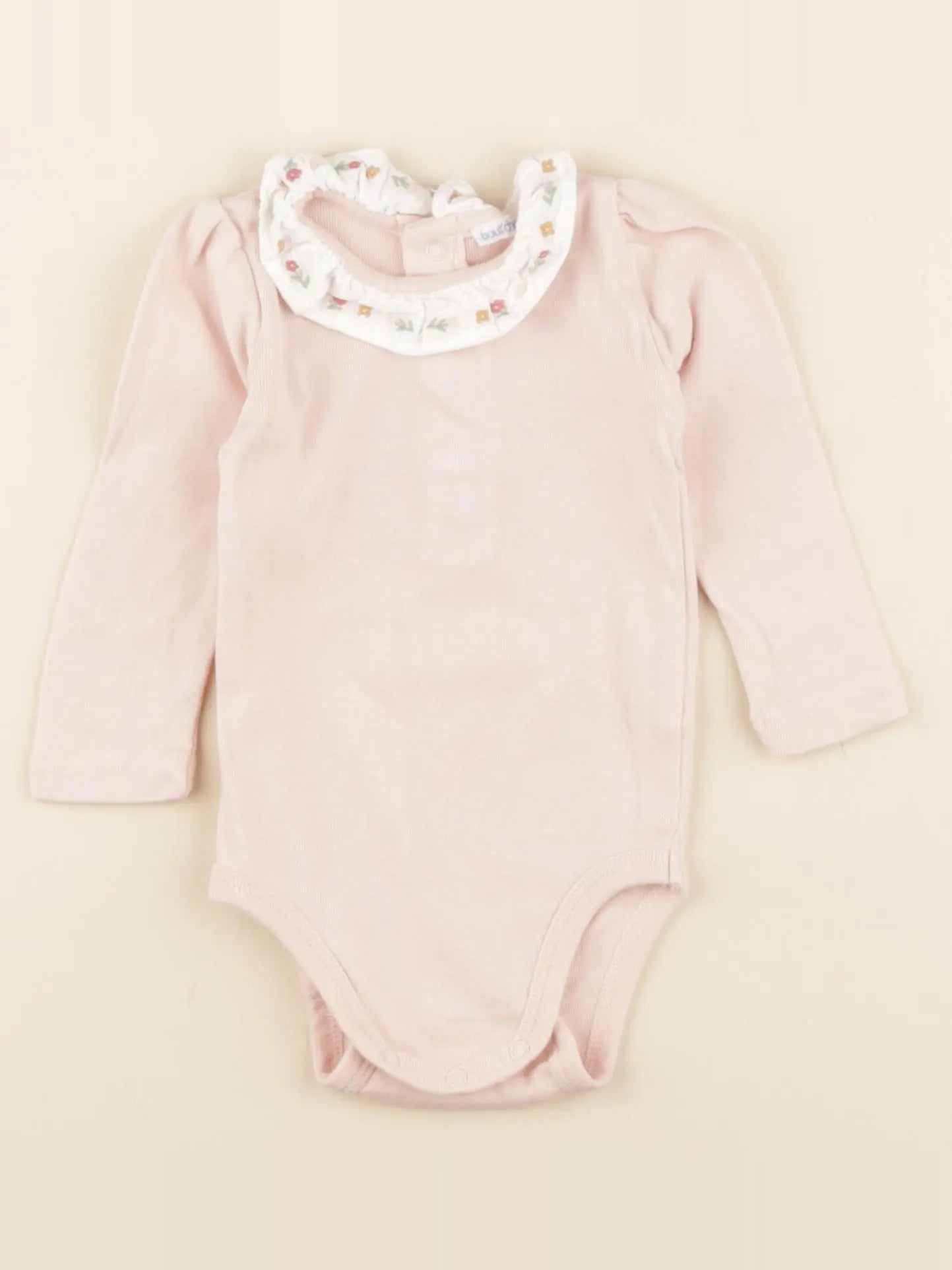 Boutchou - body à col rose - 3 mois