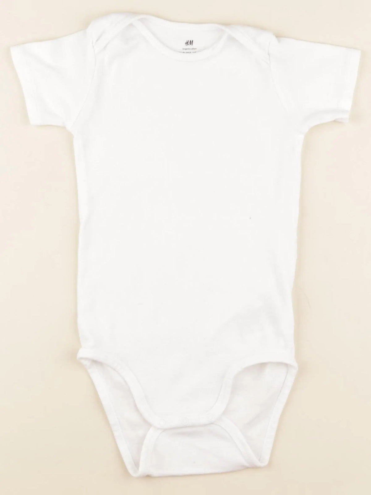 H&M - body blanc - 3/4 ans