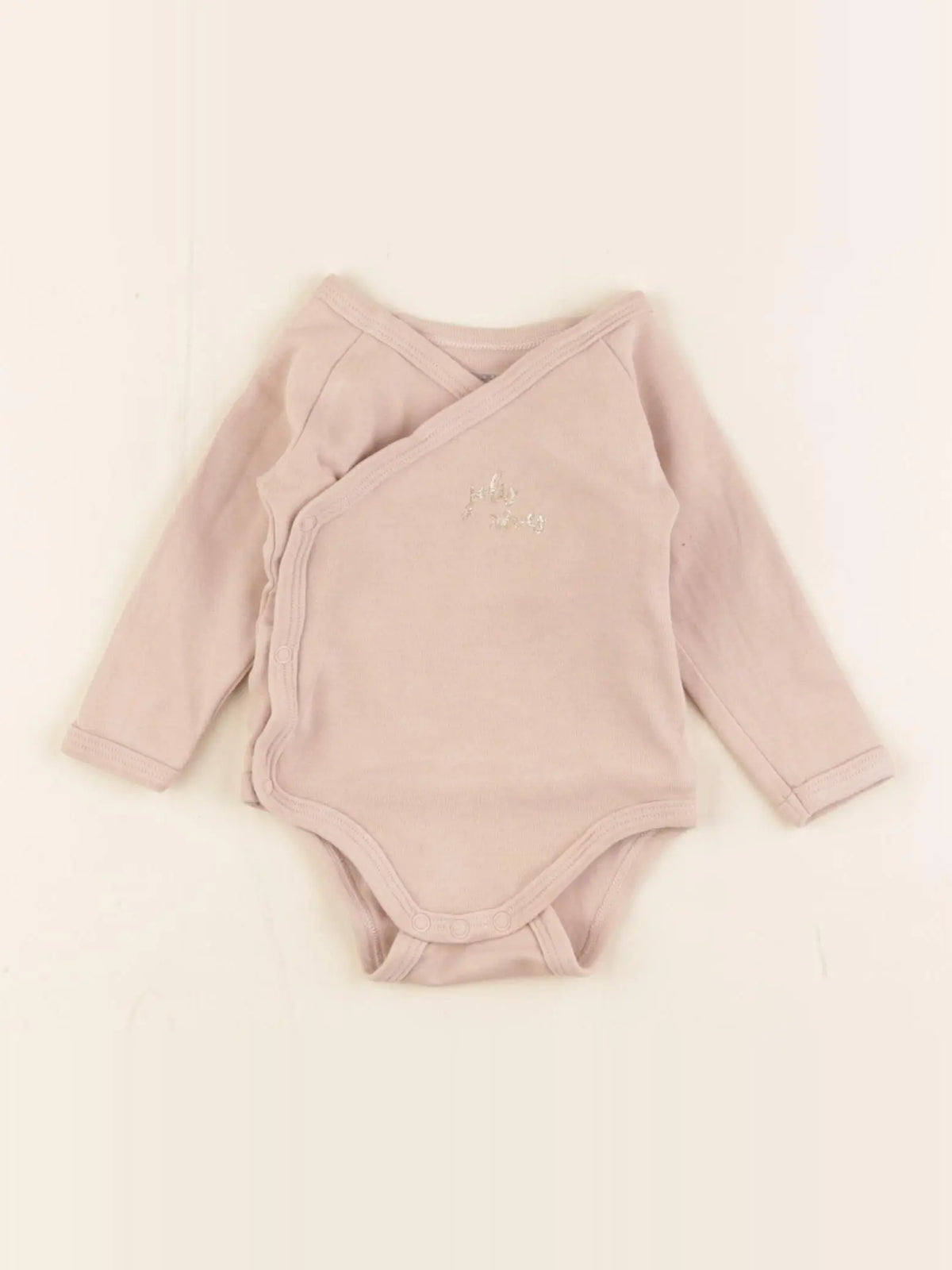 Vertbaudet - body or, rose - 3 mois