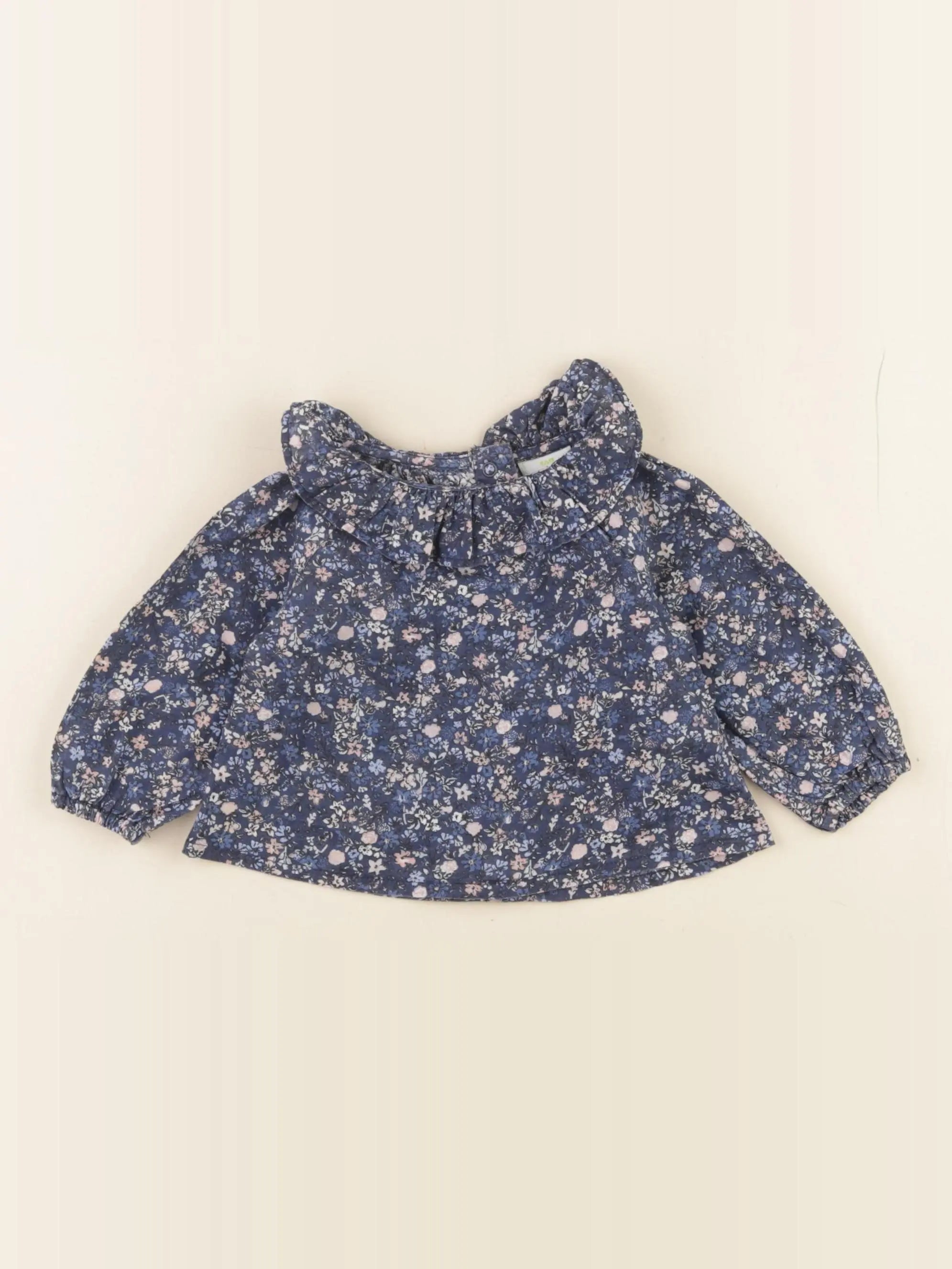 Tape à l'oeil - blouse bleu - 3 mois