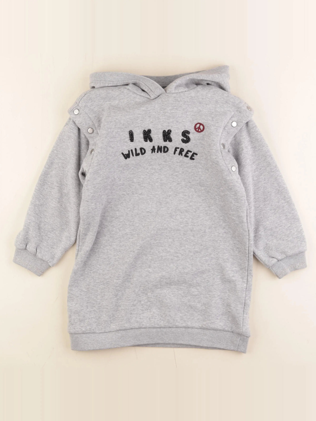 IKKS - robe gris - 6 ans
