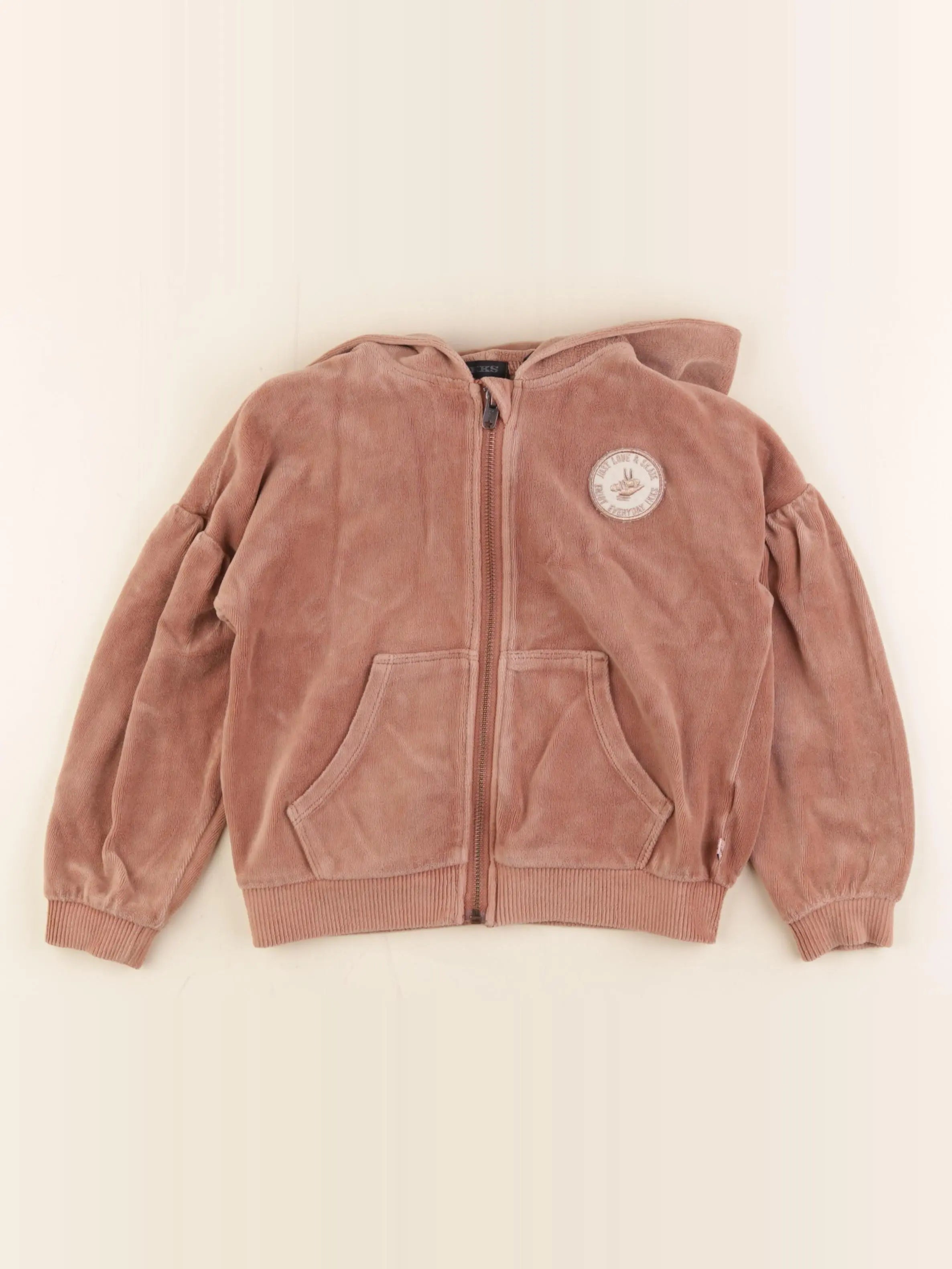 IKKS - gilet marron - 6 ans