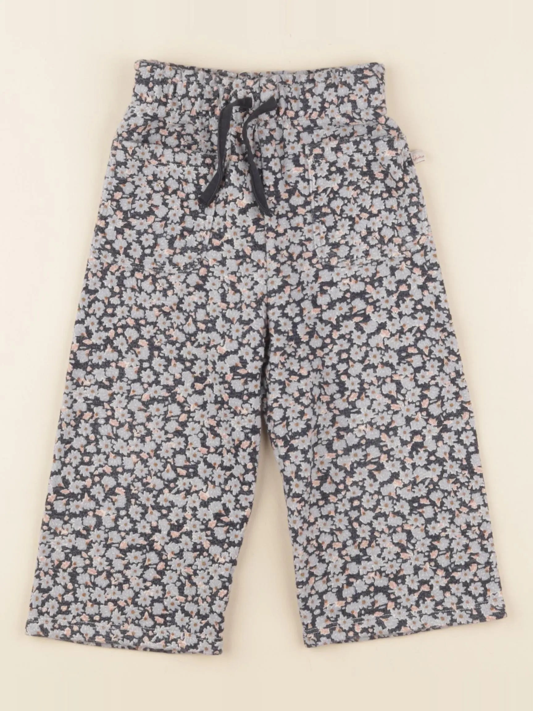 IKKS - pantalon bleu, rose - 2 ans