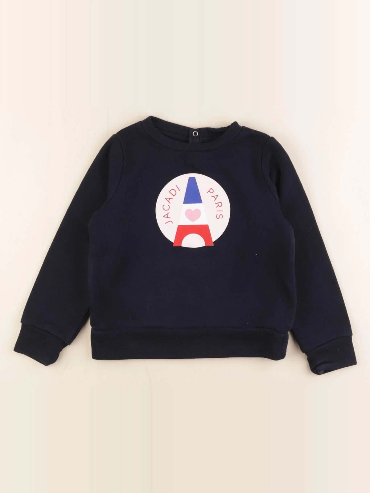 Jacadi - sweat bleu - 6 ans