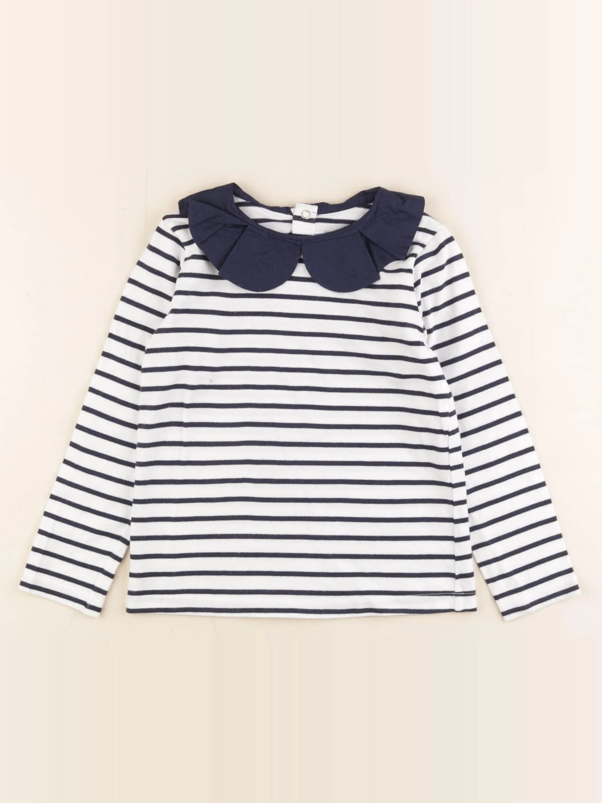 Jacadi - tee-shirt blanc, bleu - 6 ans