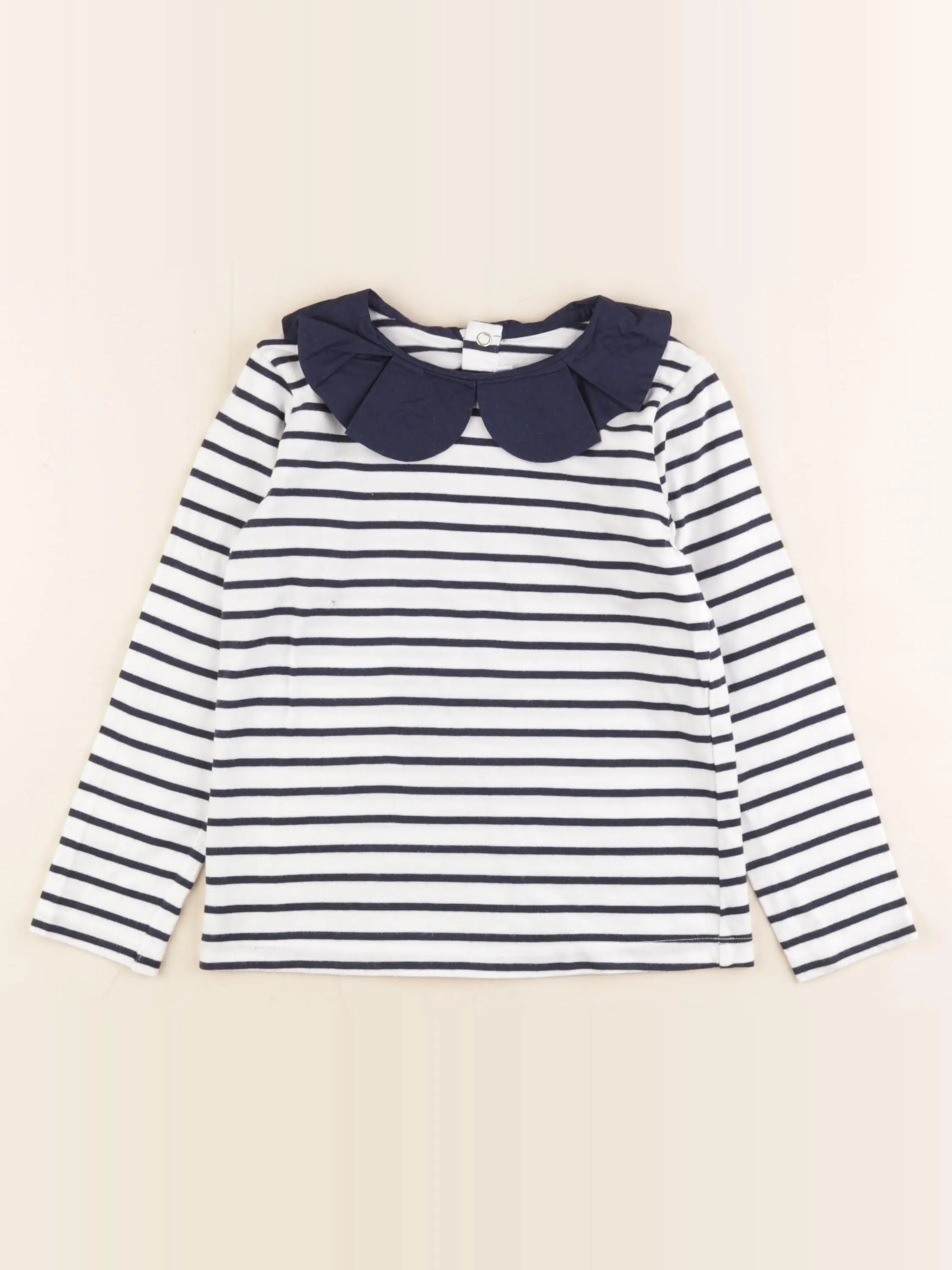 Jacadi - tee-shirt blanc, bleu - 6 ans