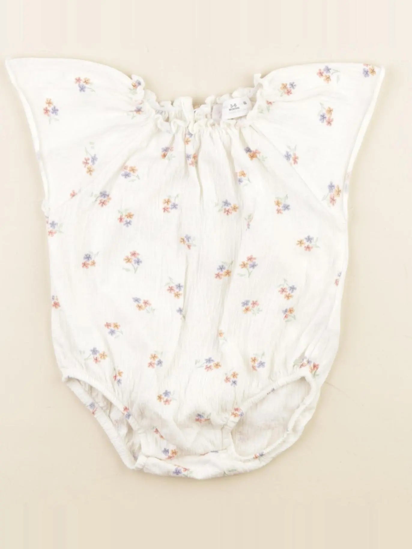 Zara - combinaison beige - 3/6 mois