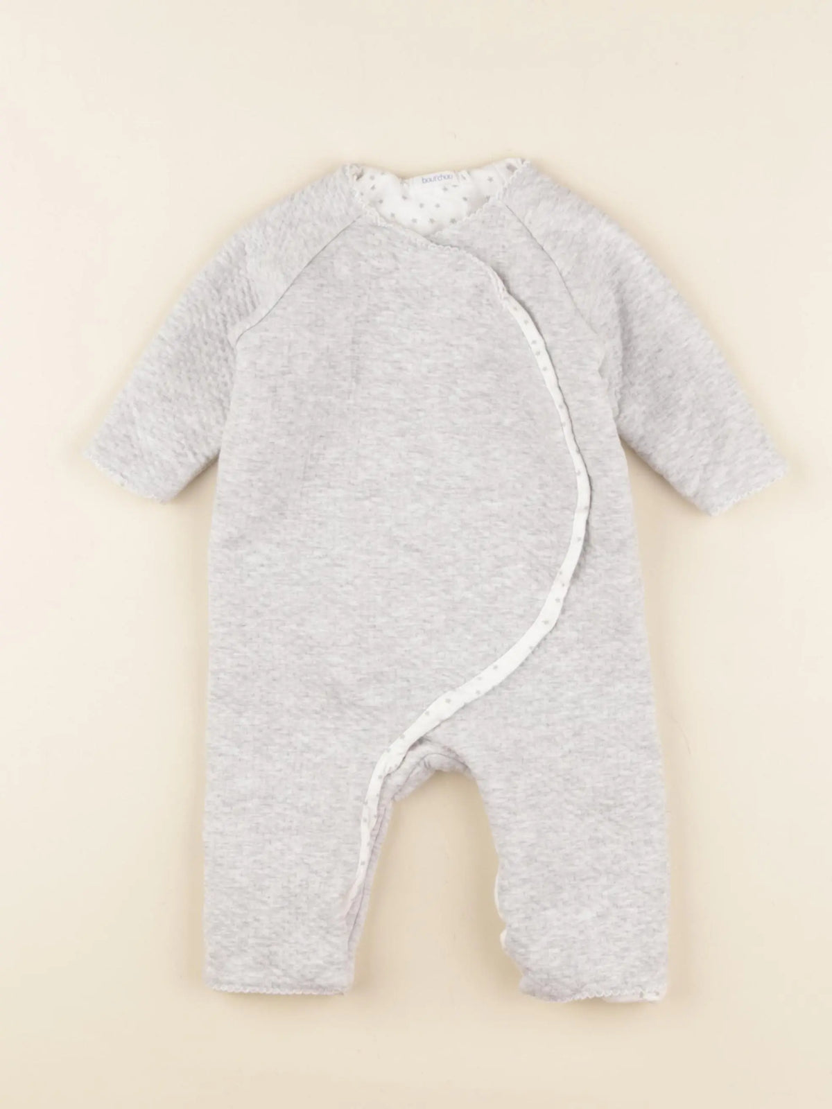 Boutchou - combinaison gris - 6 mois