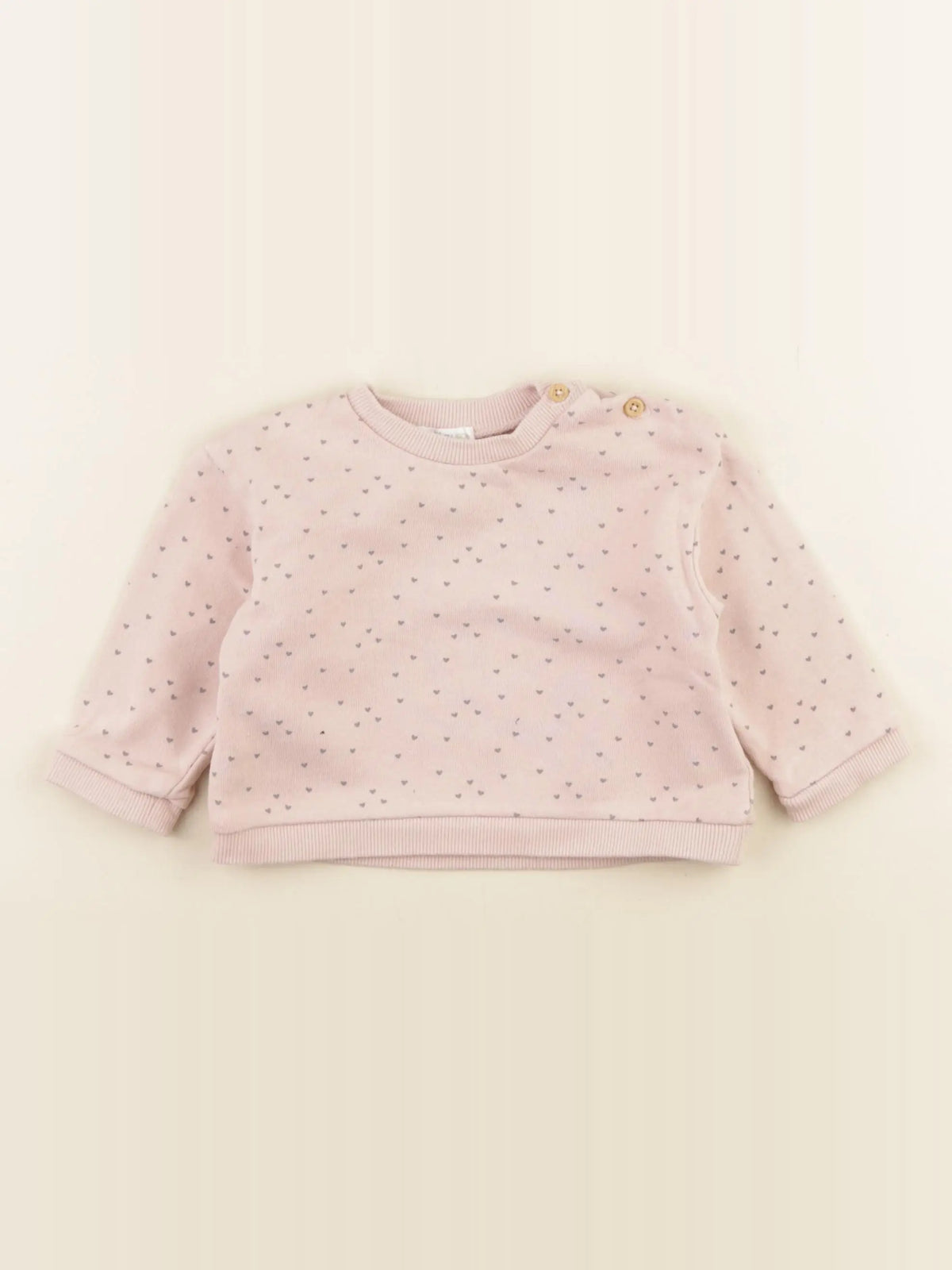 Boutchou - sweat rose - 9 mois