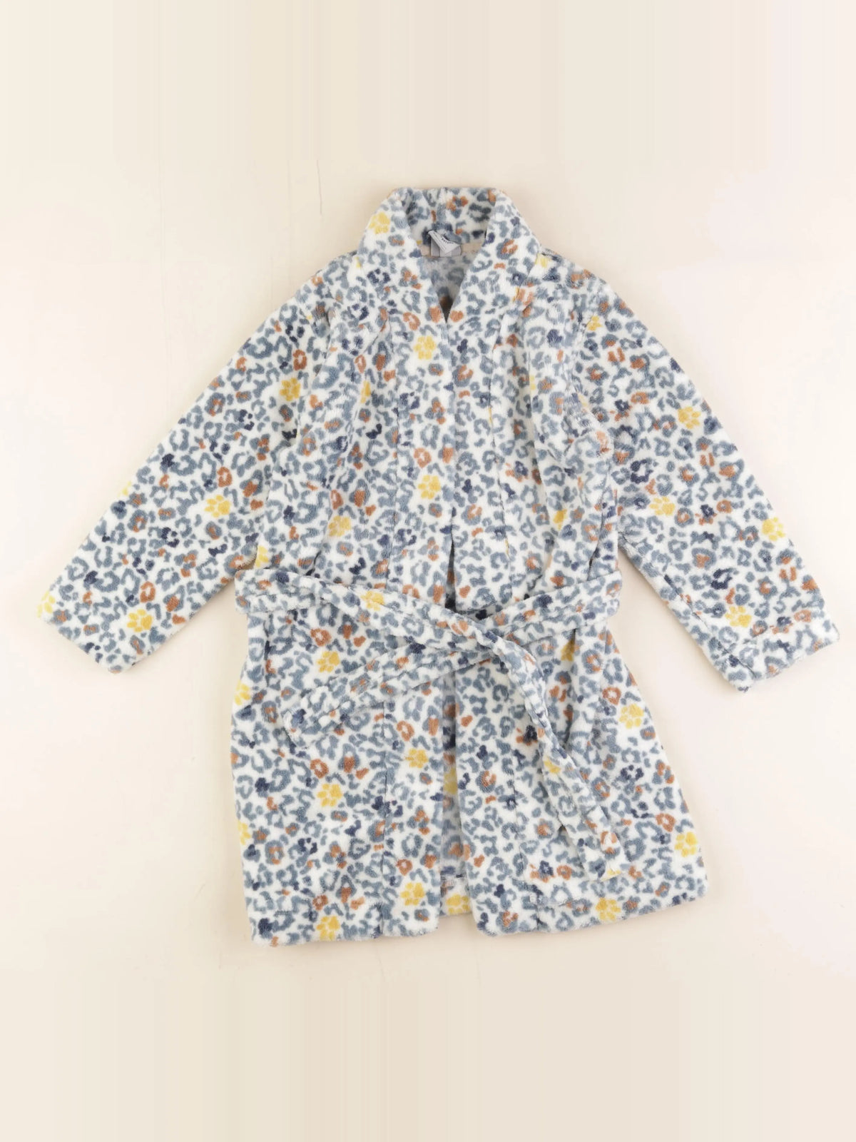 Petit Bateau - robe de chambre bleu - 4/5 ans