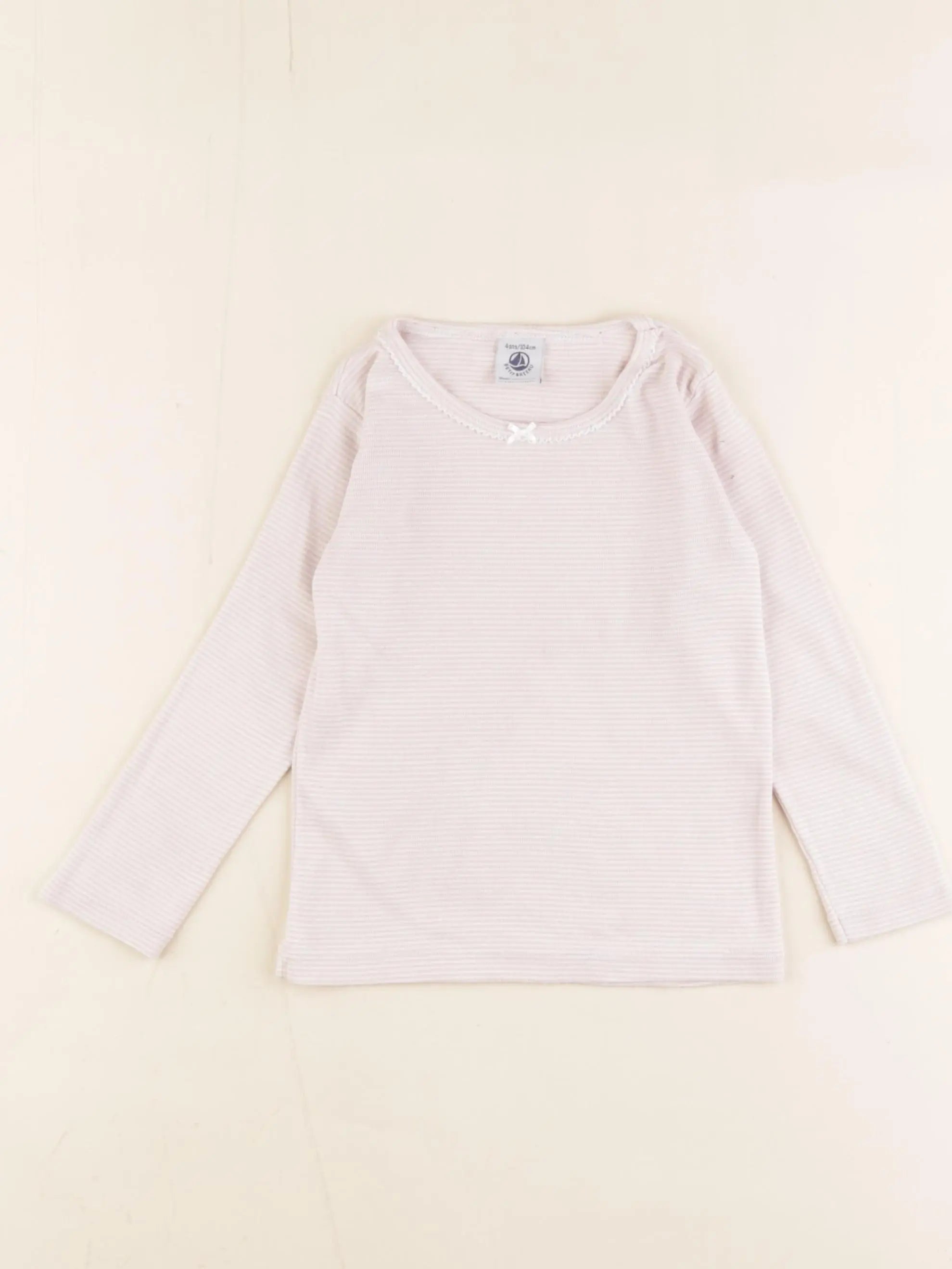 Petit Bateau - maillot de corps rose - 4 ans