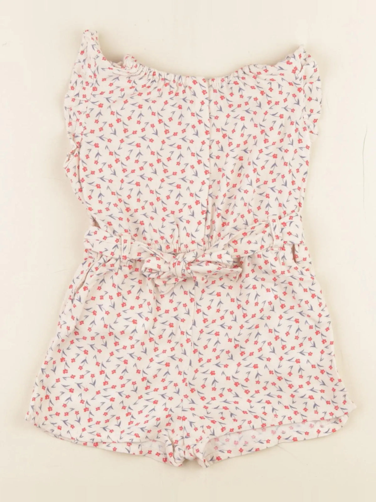 Vertbaudet - combinaison blanc, rouge - 3 ans