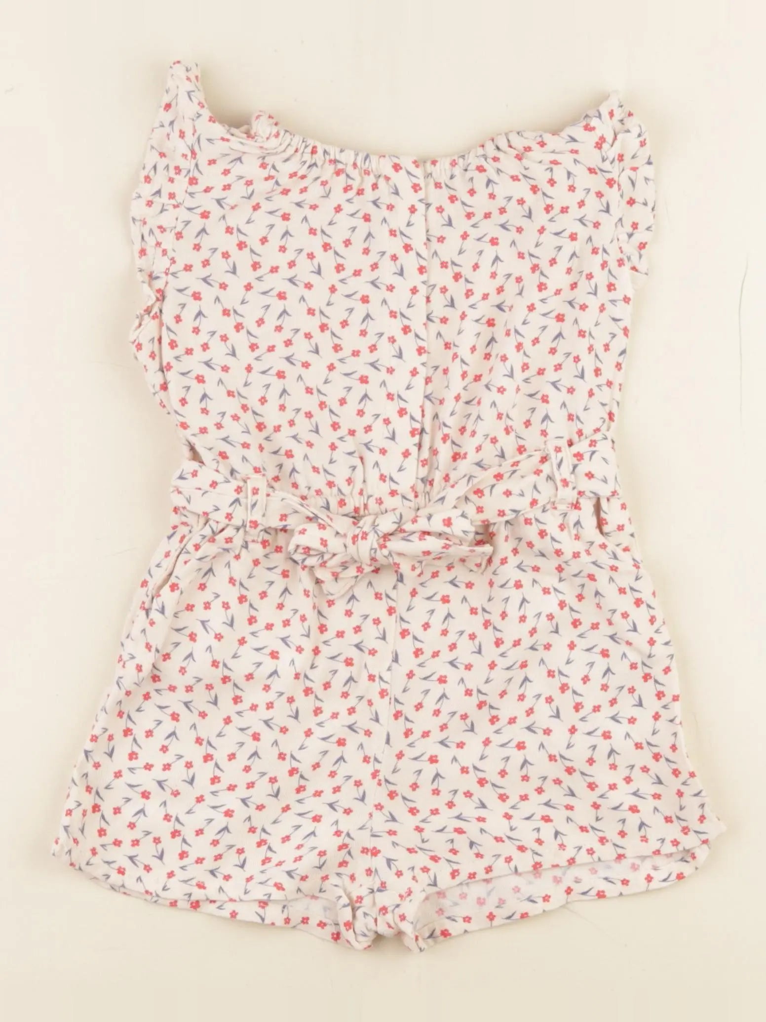 Vertbaudet - combinaison blanc, rouge - 3 ans