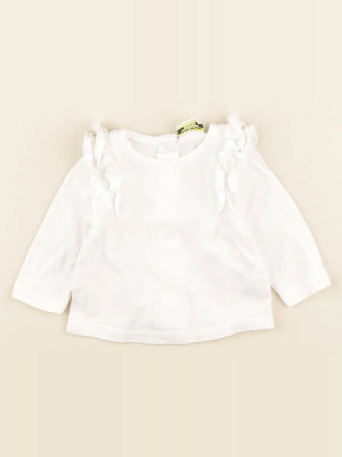 Tape à l'oeil - tee-shirt blanc - 1 mois