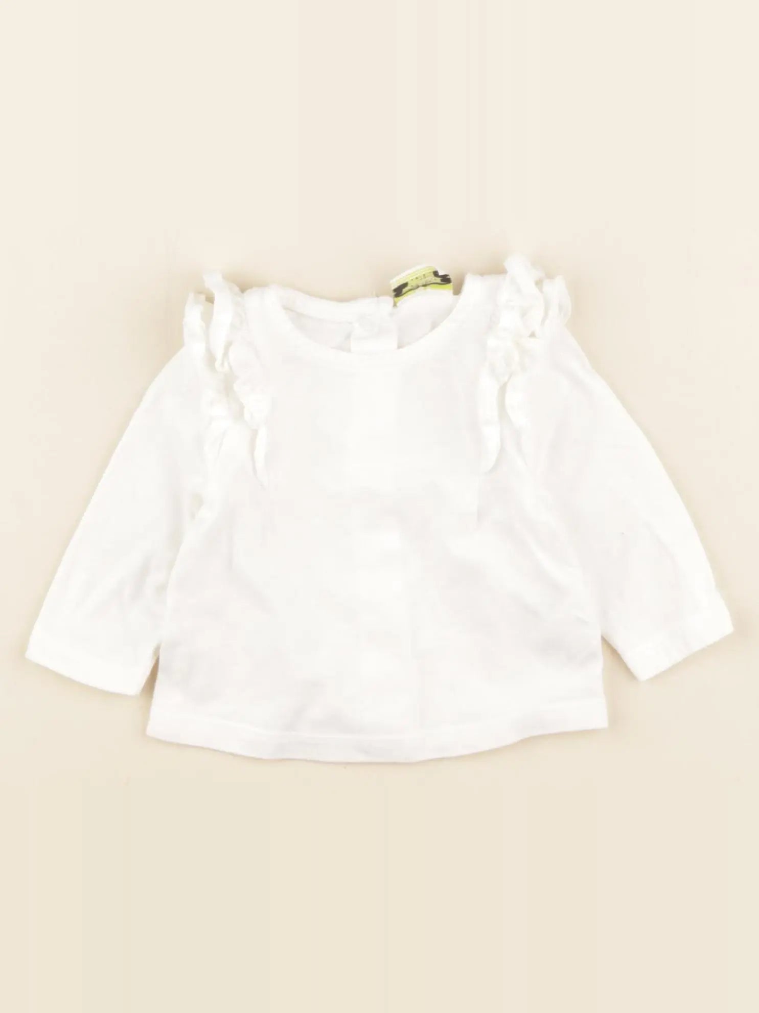 Tape à l'oeil - tee-shirt blanc - 1 mois