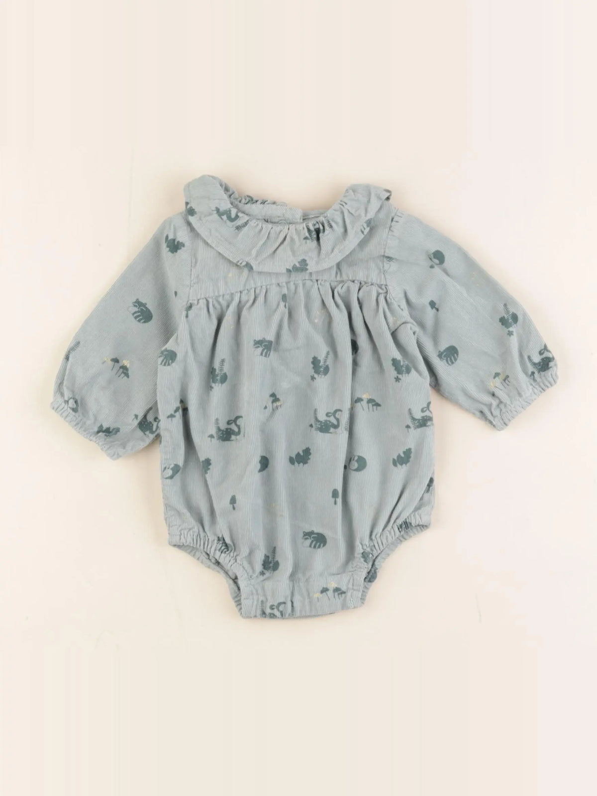 Vertbaudet - combinaison vert - 1 mois