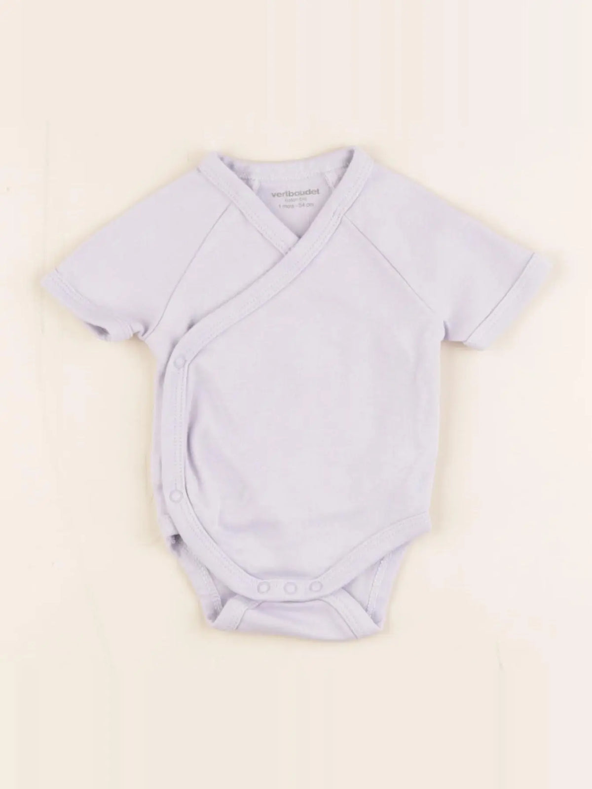 Vertbaudet - body violet - 1 mois