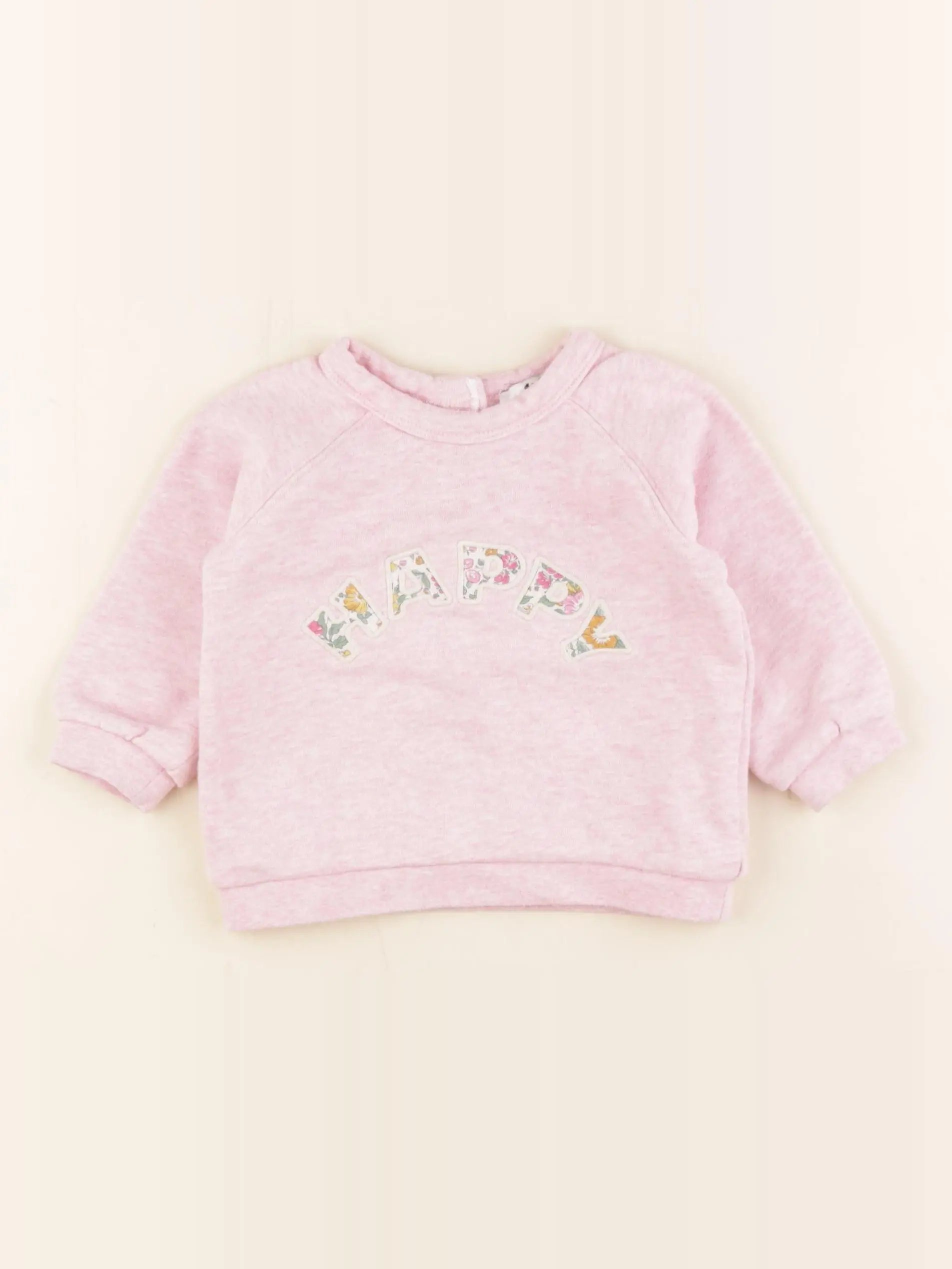 Cyrillus - sweat rose - 12 mois