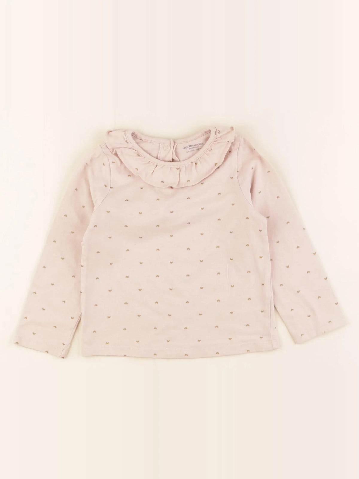 Vertbaudet - tee-shirt rose - 24 mois