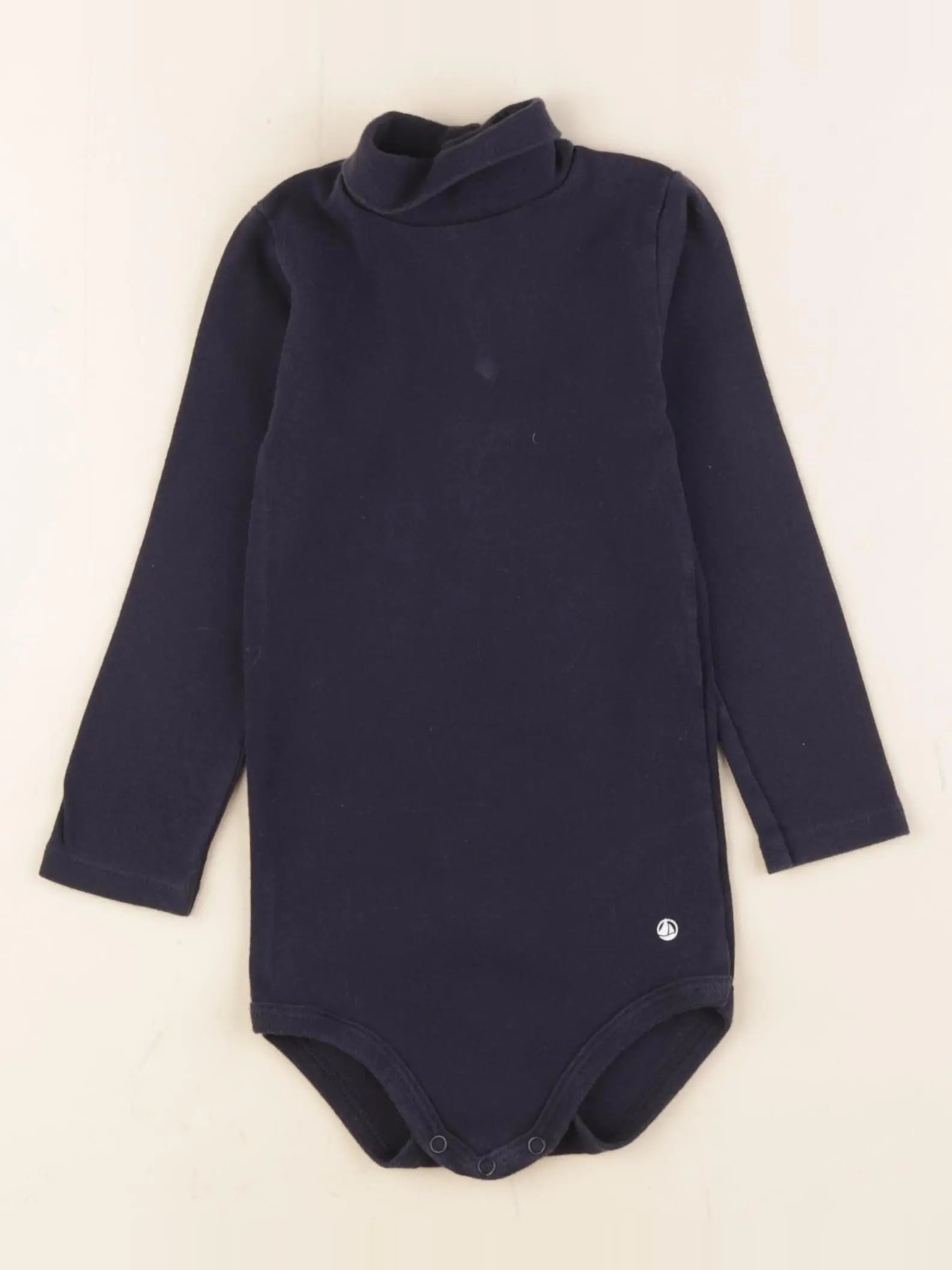 Petit Bateau - body à col bleu - 24 mois