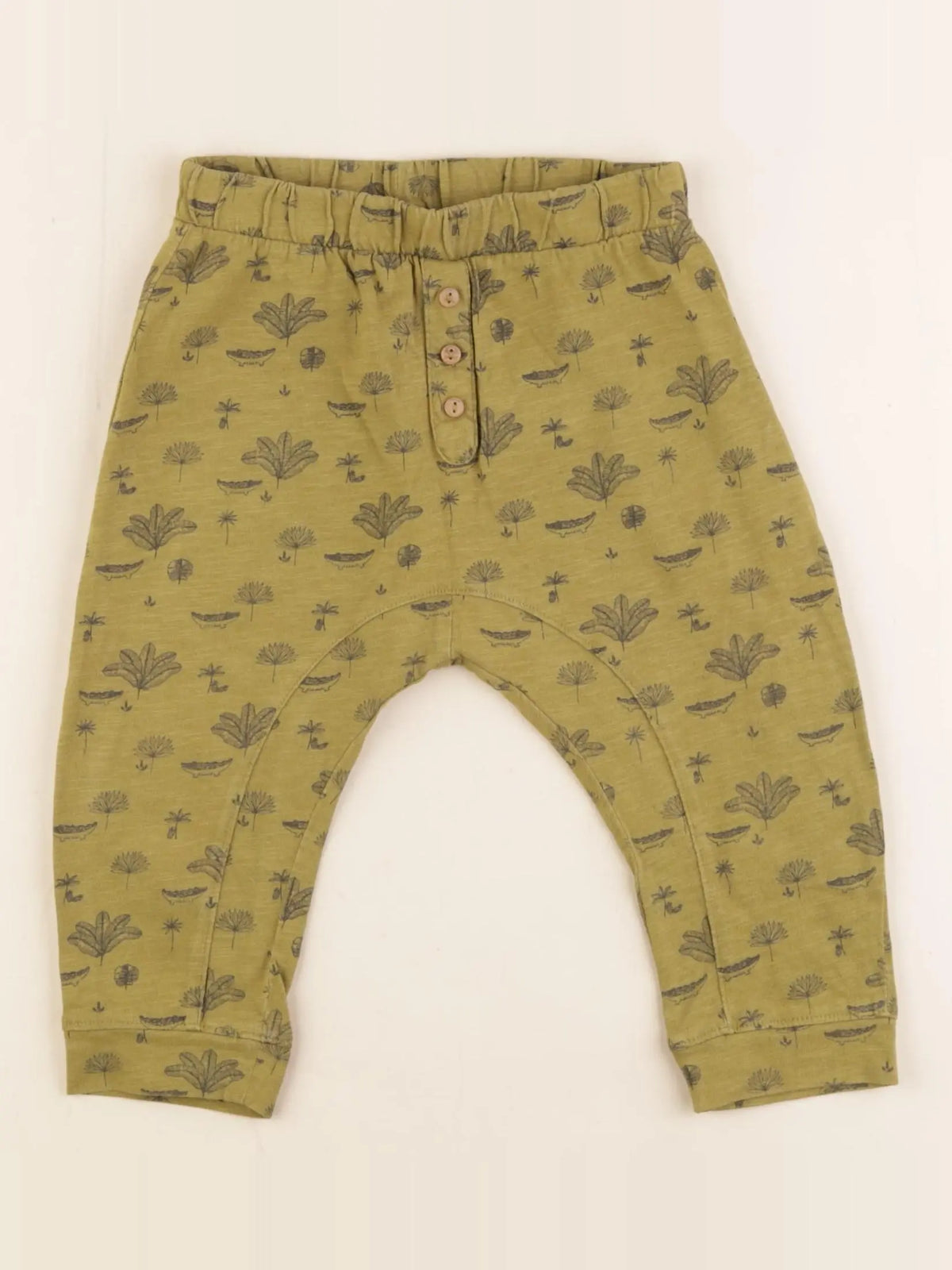 Vertbaudet - jogging vert - 18 mois