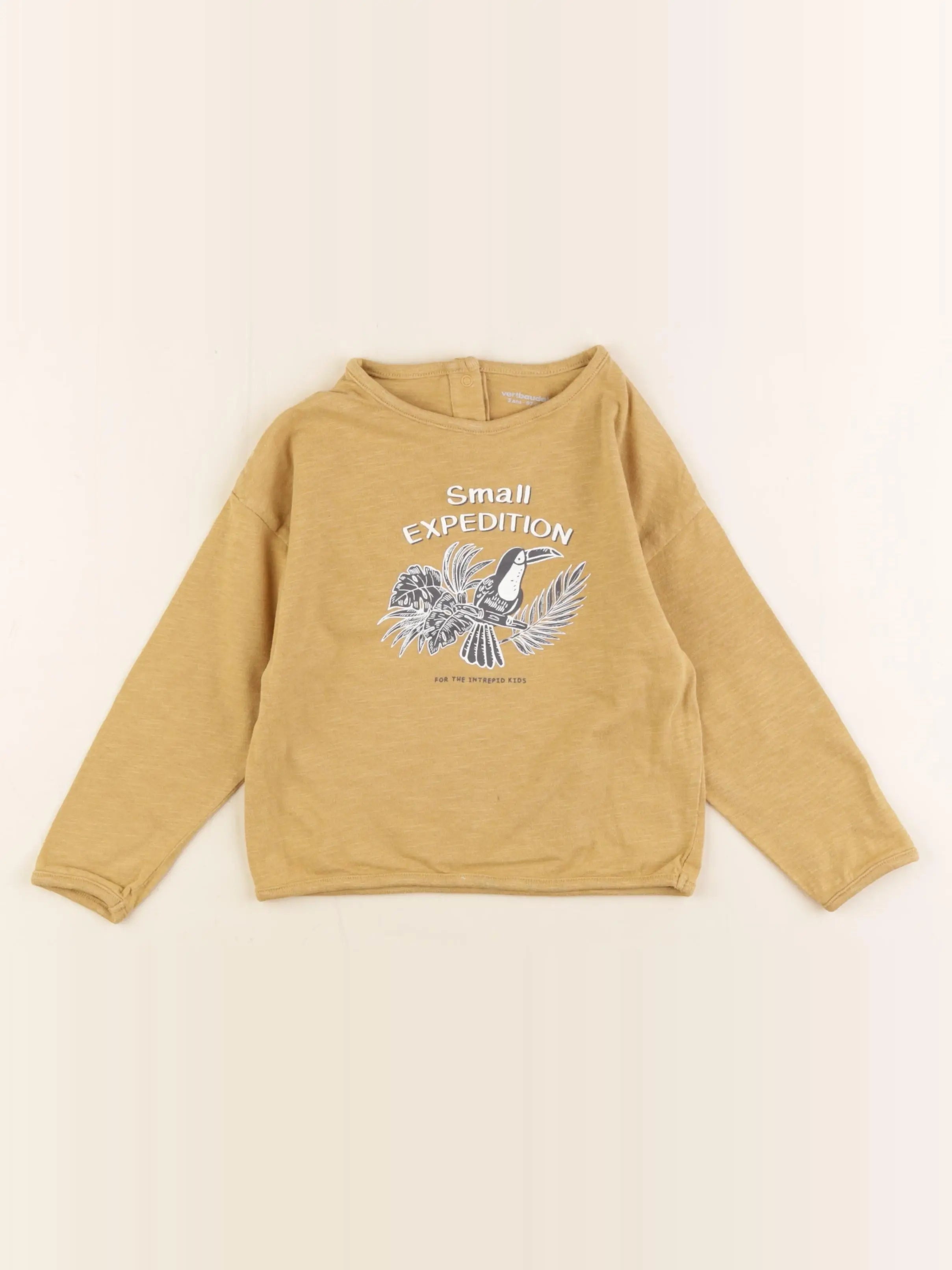 Vertbaudet - tee-shirt jaune - 3 ans