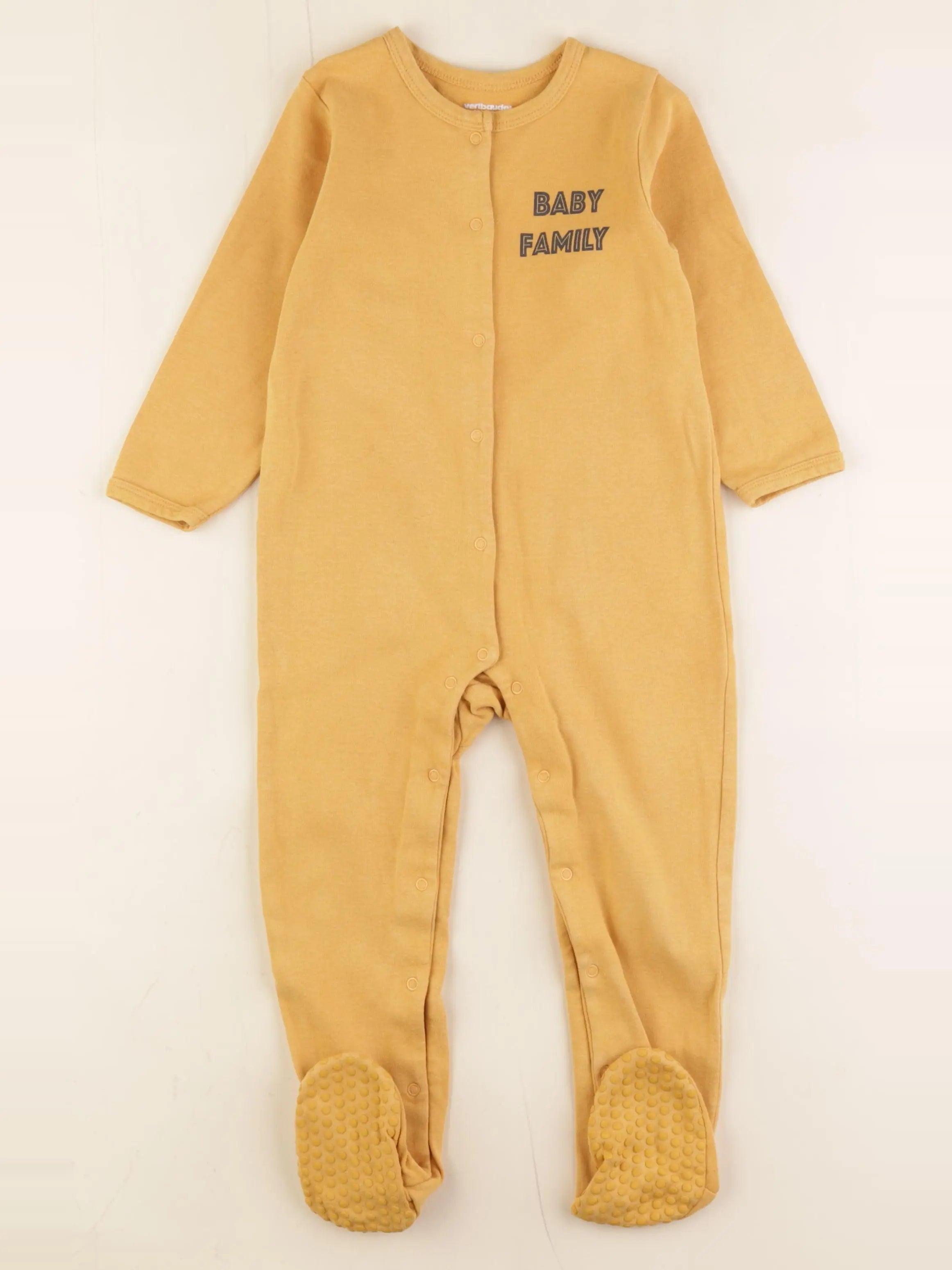 Vertbaudet - pyjama coton jaune - 3 ans