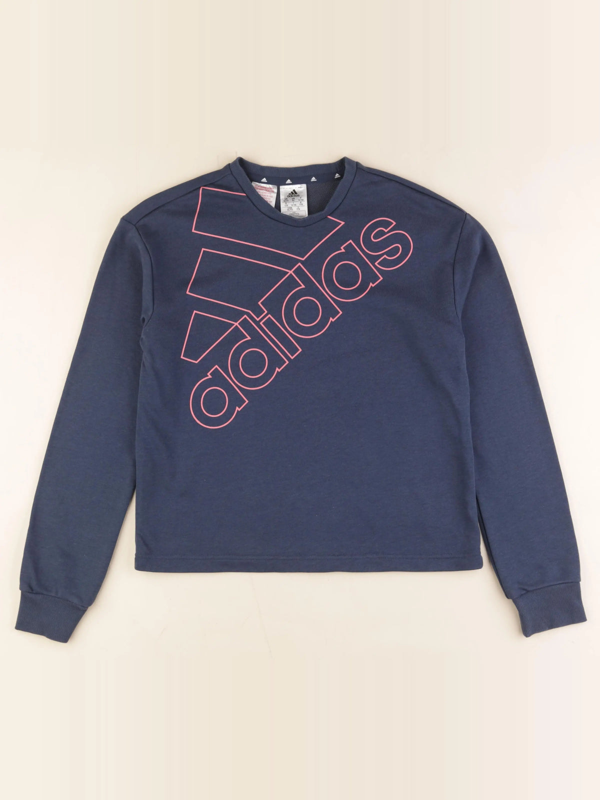 Adidas - sweat bleu - 14 ans