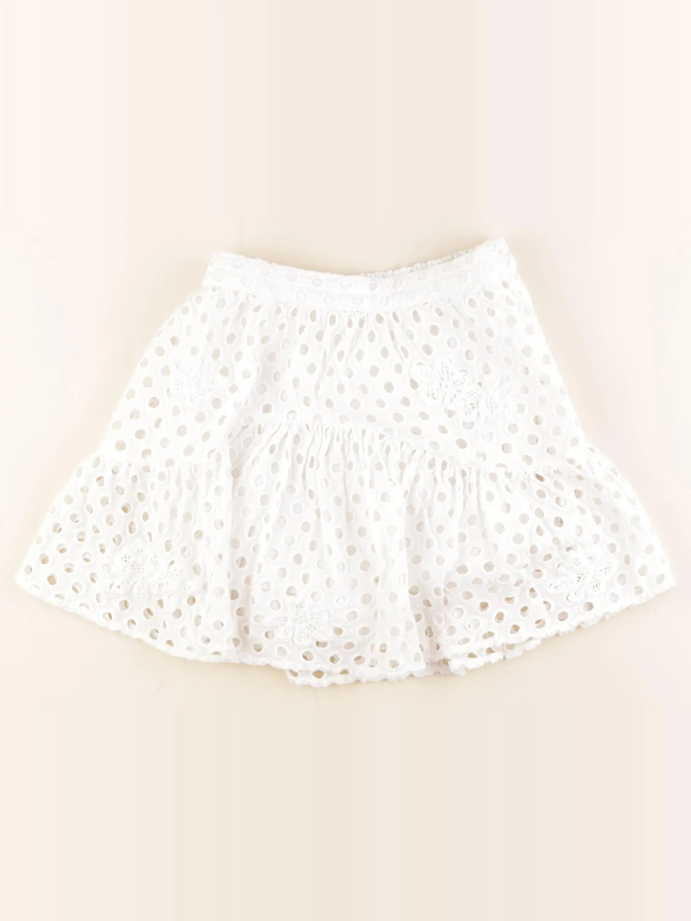 Zara - jupe short blanc - 13/14 ans
