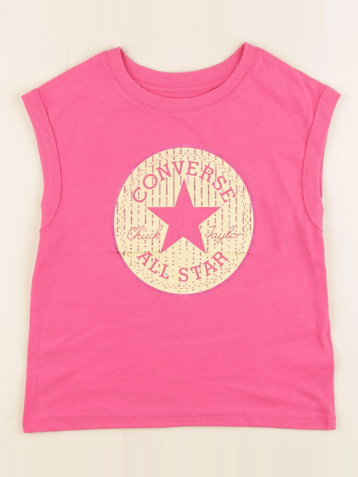 Converse - débardeur rose - 8/10 ans
