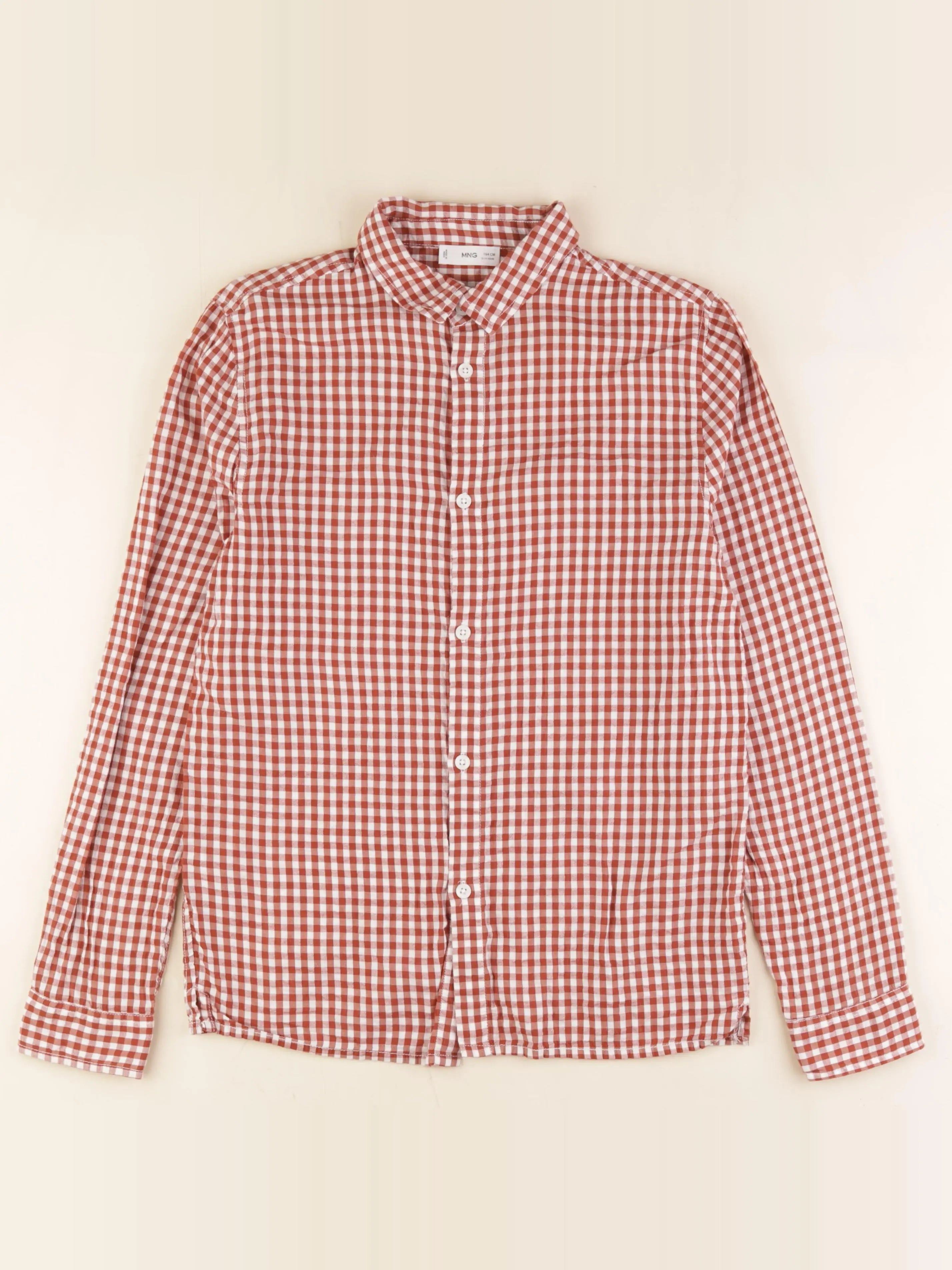 Mango - chemise marron - 13/14 ans